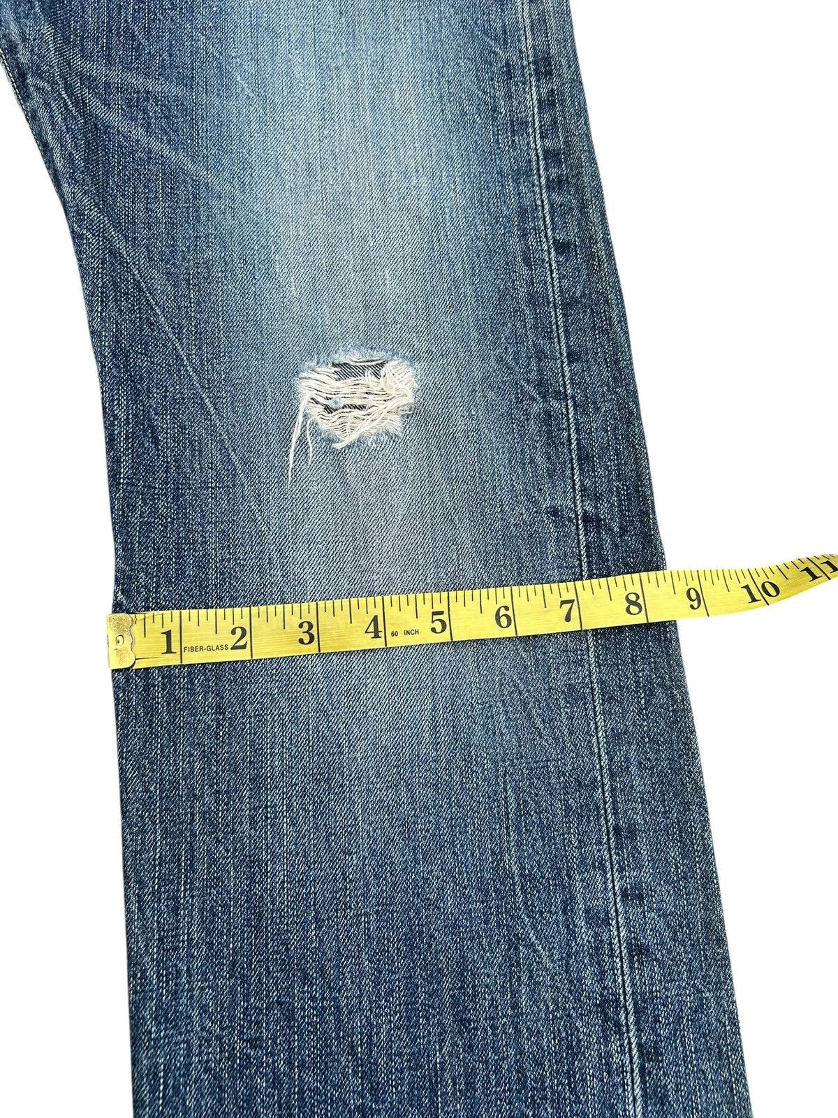 Kapital Vintage Edwin 505s Selvedge Distressed Denim Jeans Size US 28 / EU 44 - 20 Thumbnail