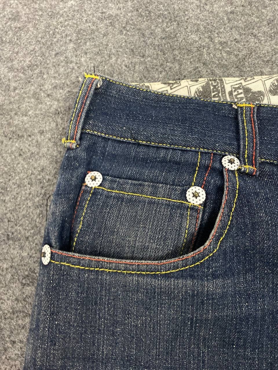 Xlarge xlarge selvedge distressed denim nice design Size US 35 - 10 Thumbnail