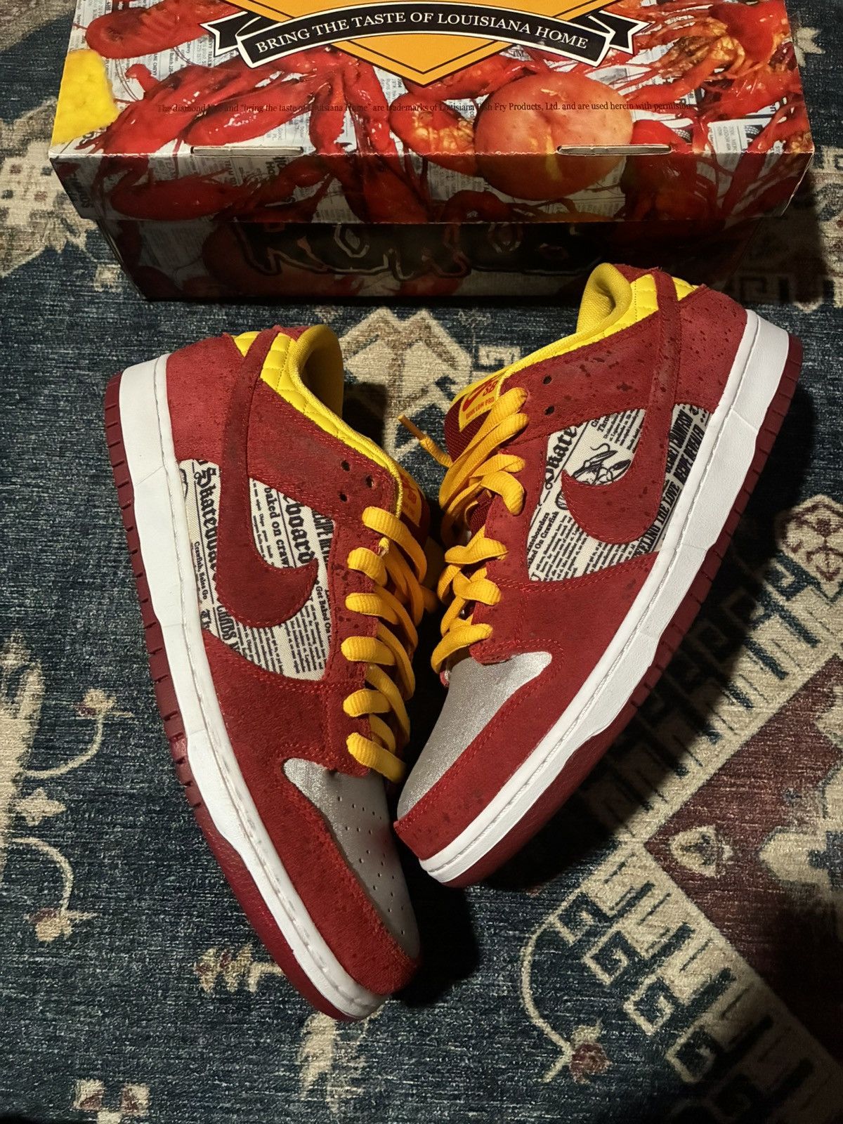 Nike SB Special Box Nike Sb Dunk Low Rukus Crawfish Size US 12 / EU 45 - 3 Thumbnail
