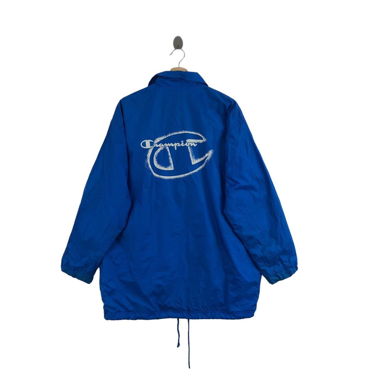 Champion Vintage CHAMPION PRODUCTS USA Blue Coach Jacket Windbreaker Size US M / EU 48-50 / 2 - 1 Thumbnail