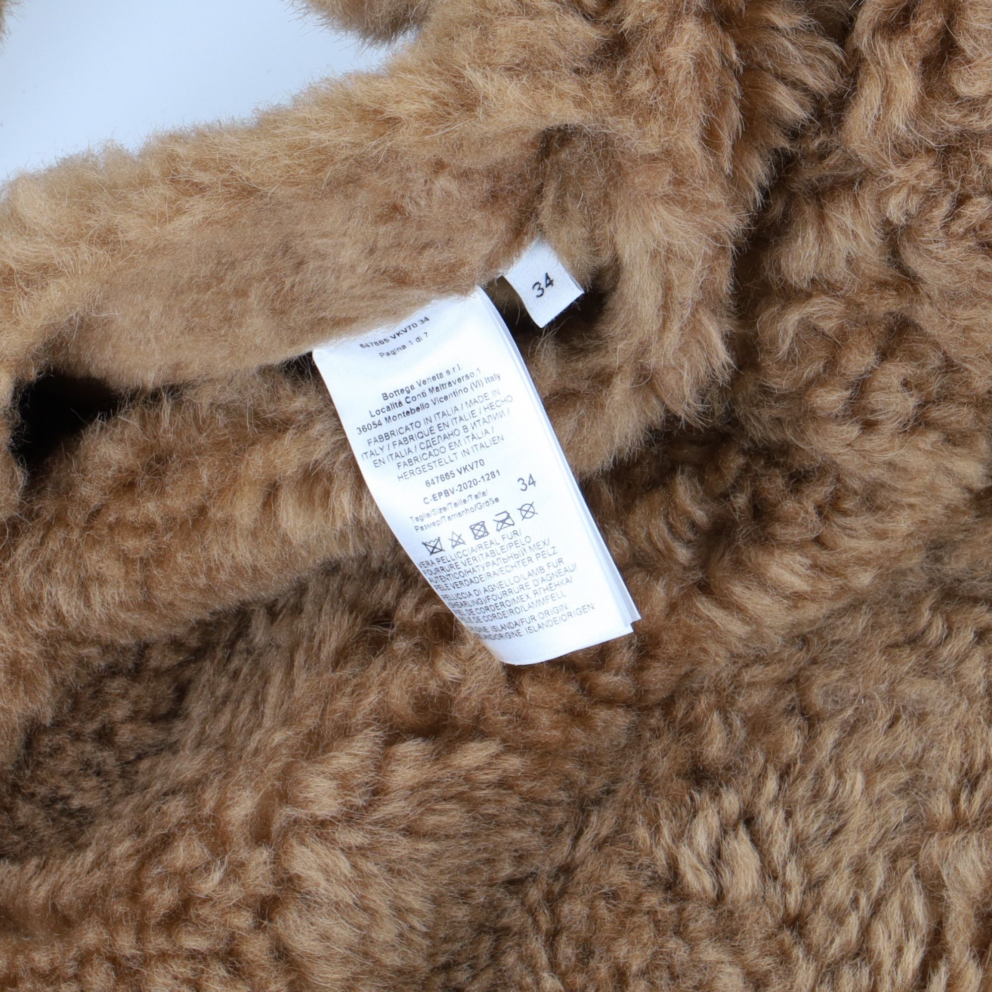 Bottega Veneta Brown Teddy Shearling Belted Coat Size XXS / US 00 / IT 34 - 9 Thumbnail