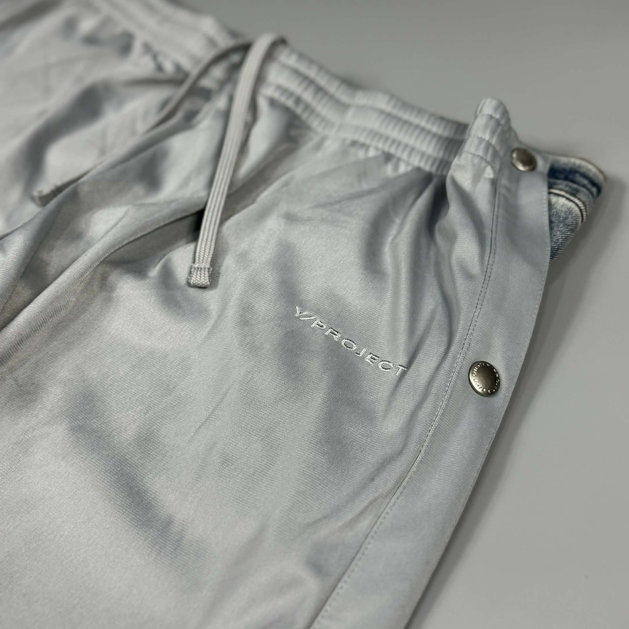 Y/Project Y/Project - Gray&Blue - Hybrid Denim - Snap Off - Sweatpants Size US 34 / EU 50 - 3 Thumbnail
