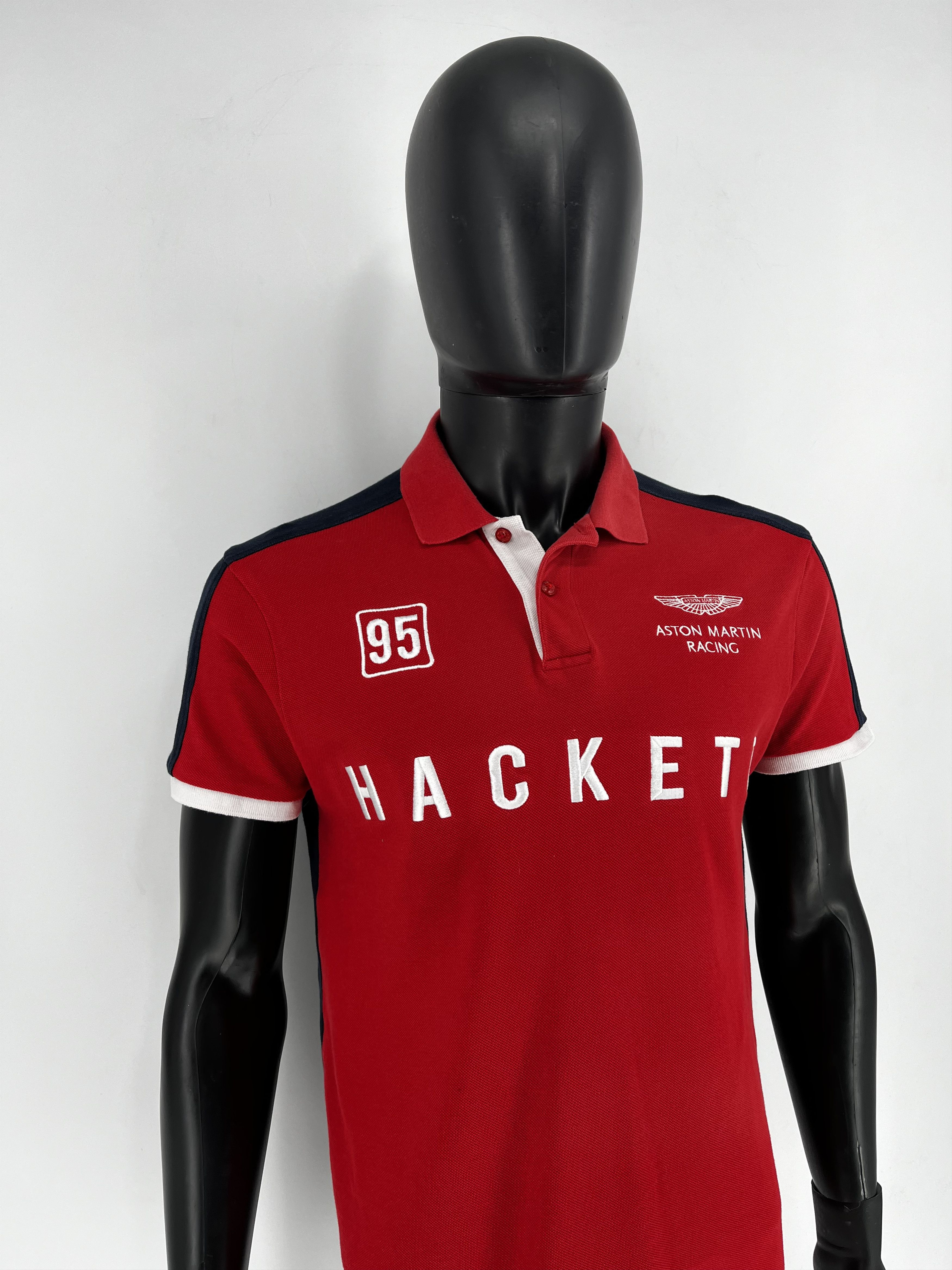 Hackett Hackett Aston Martin Vintage Mens Racing Polo Shirt Size M Size US M / EU 48-50 / 2 - 3 Thumbnail