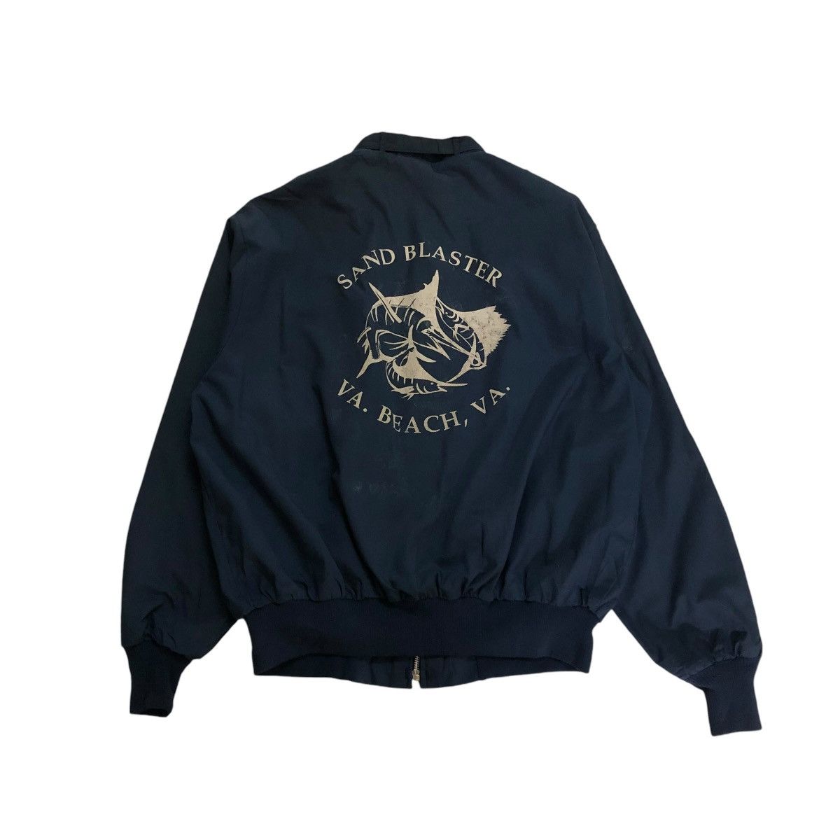Toyo Enterprises 🔥VINTAGE BOMBER JACKET PARACHUTE BLANKET SAND BLASTER USA Size US L / EU 52-54 / 3 - 1 Thumbnail