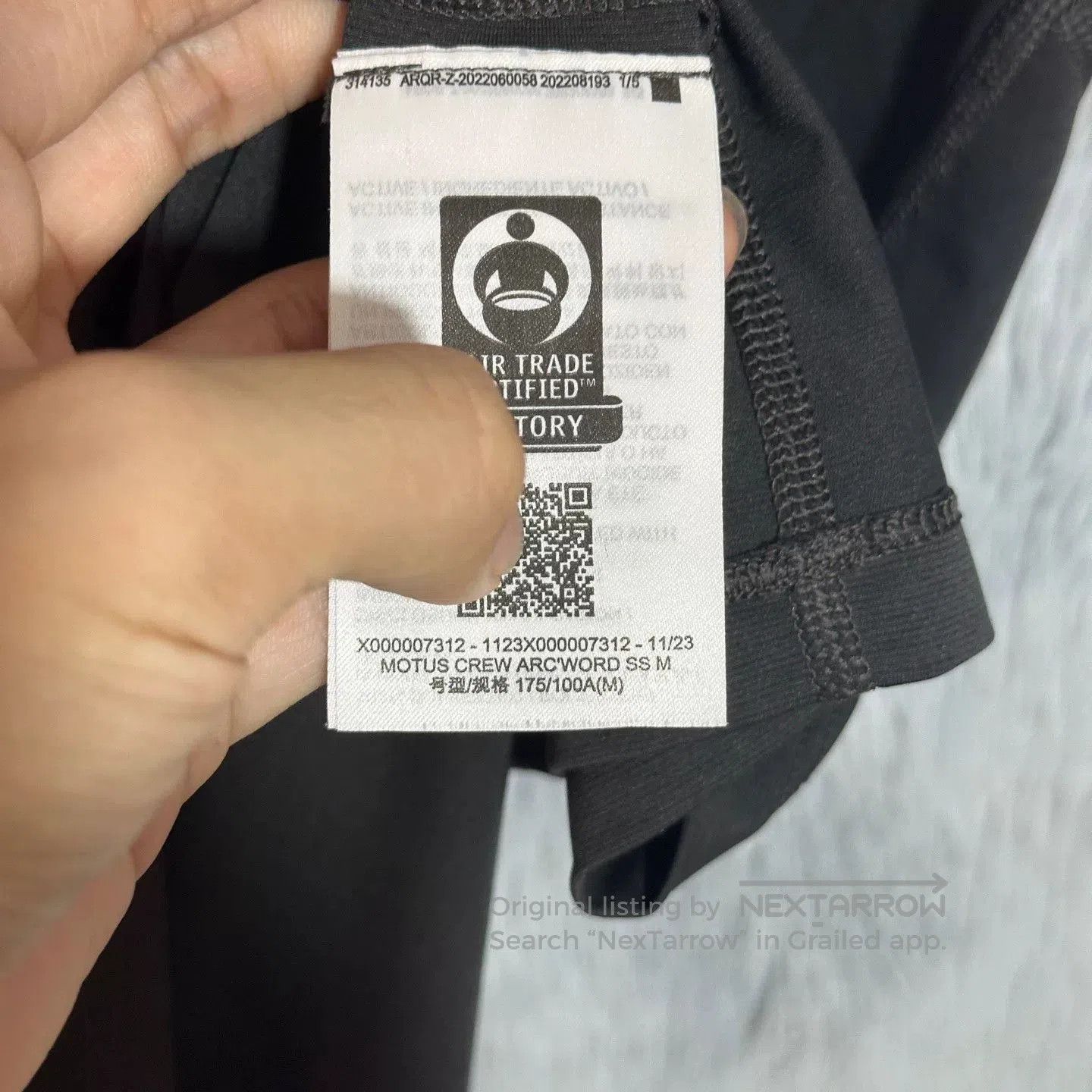 Arc'teryx Arcteryx Motus Quick-Dry T-Shirt. Size US M / EU 48-50 / 2 - 5 Thumbnail