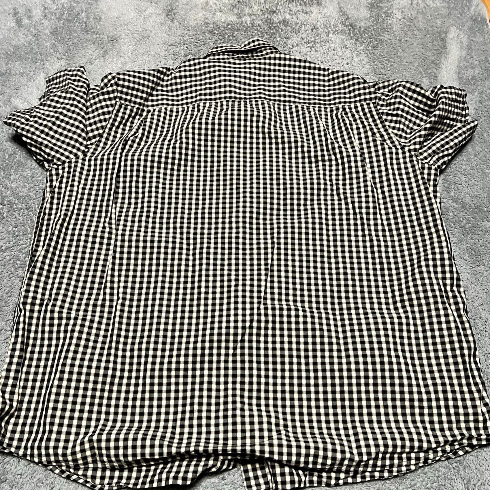 Carhartt Carhartt Shirt Mens 4XL Plaid Sleeve Button Short Sleeve Work Black 4XL Mens Size US XXL / EU 58 / 5 - 3 Thumbnail