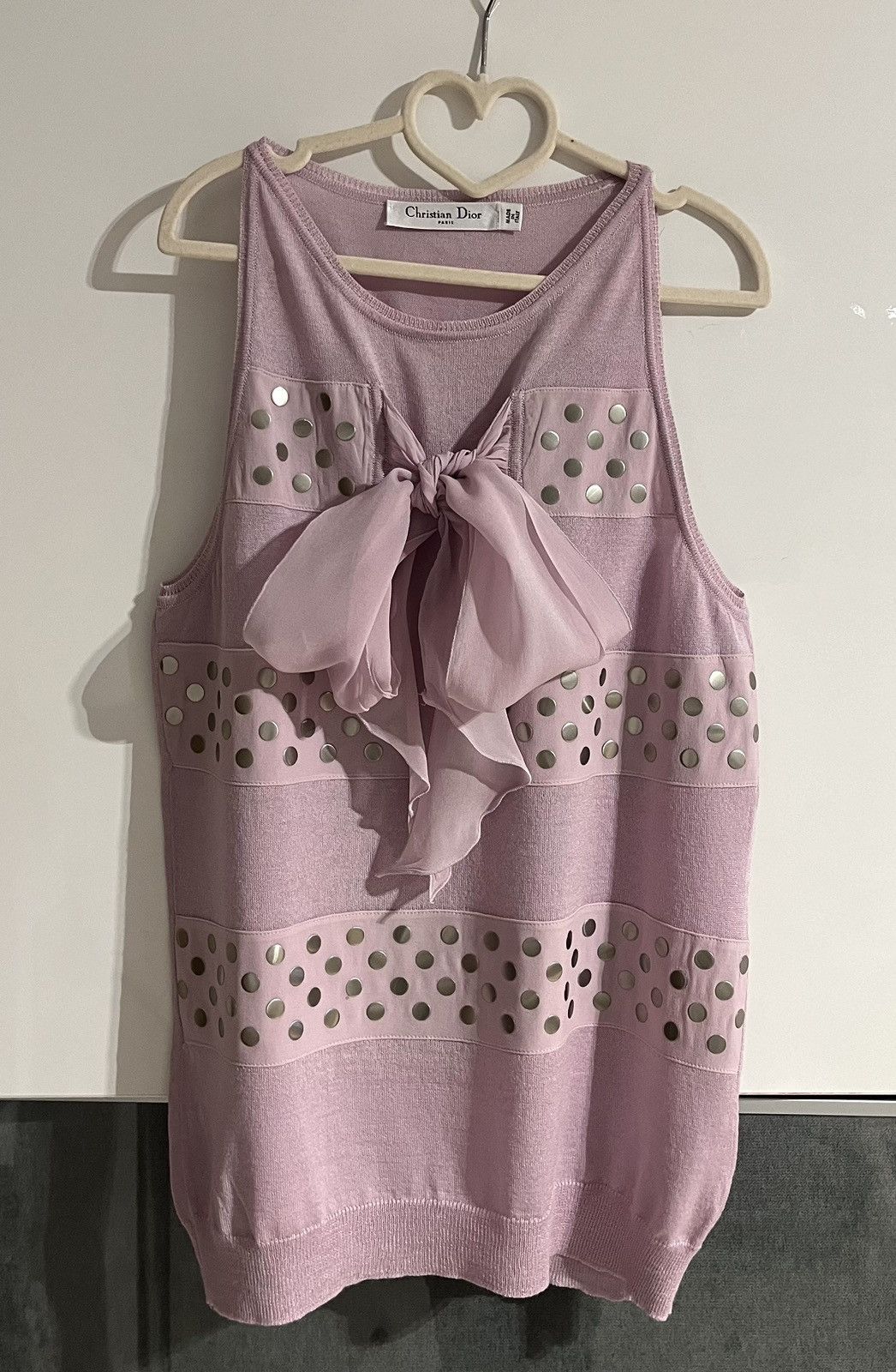 Christian Dior Monsieur Sleeveless sweater wool and silk size Dior size M Size M / US 6-8 / IT 42-44 - 2 Thumbnail