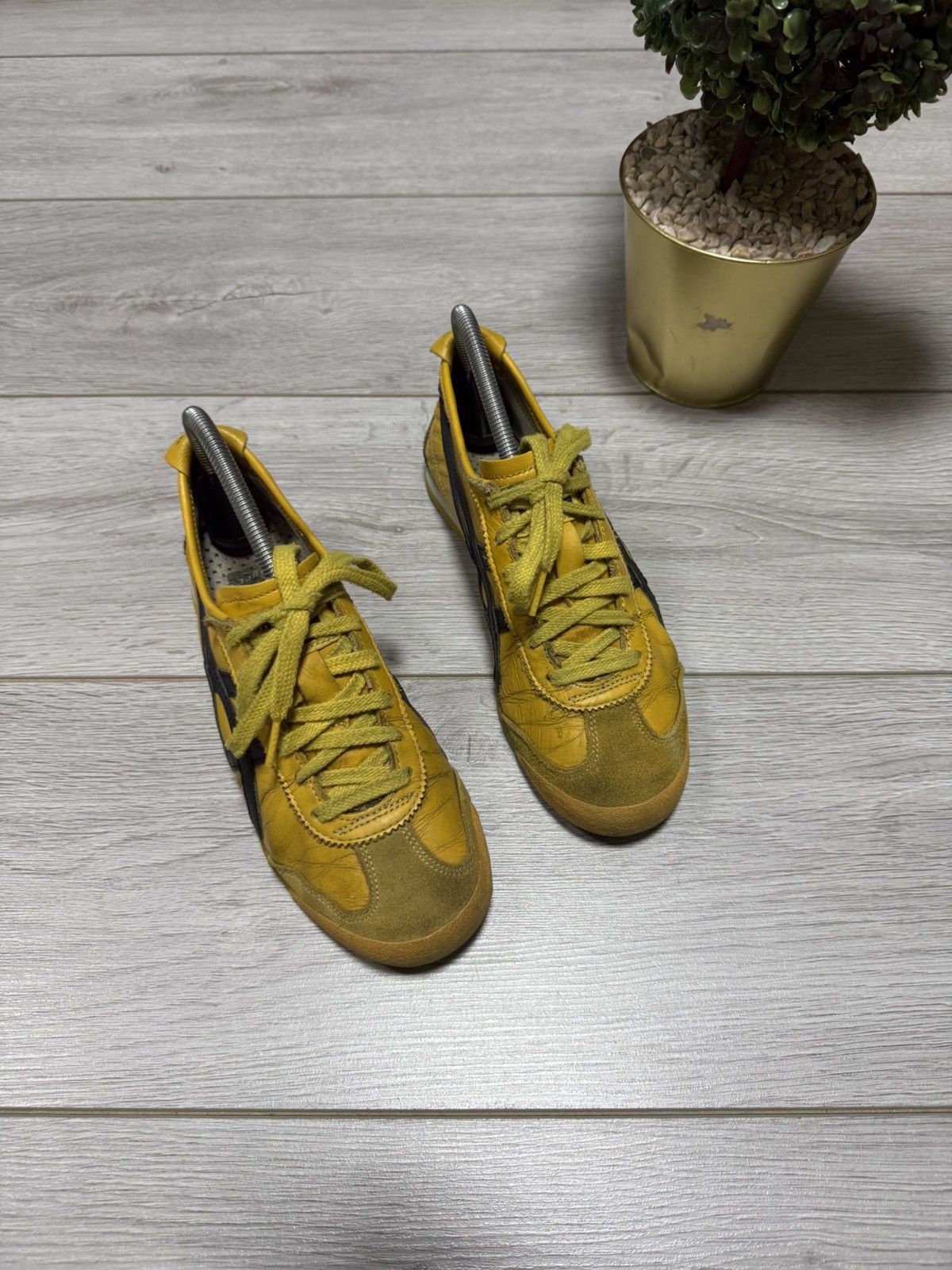Asics ASICS Kill Bill yellow iconic leather sneakers shoes Size US 5.5 / IT 35.5 - 3 Thumbnail