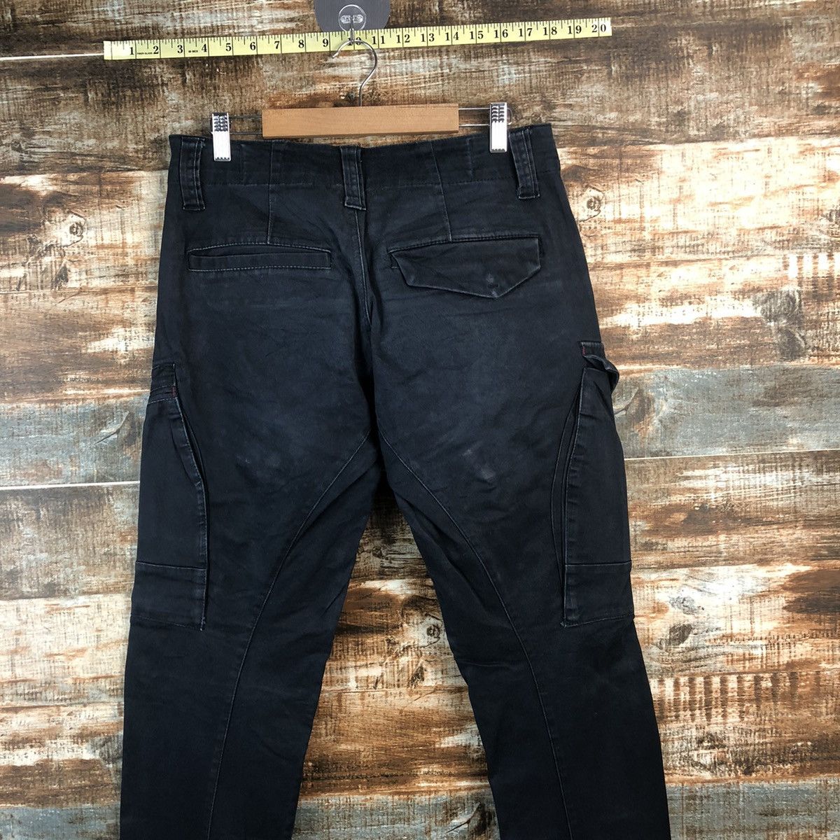 Japanese Brand DL Genba Dark Blue Cargo Multipocket Pants #C716 Size US 28 / EU 44 - 10 Thumbnail