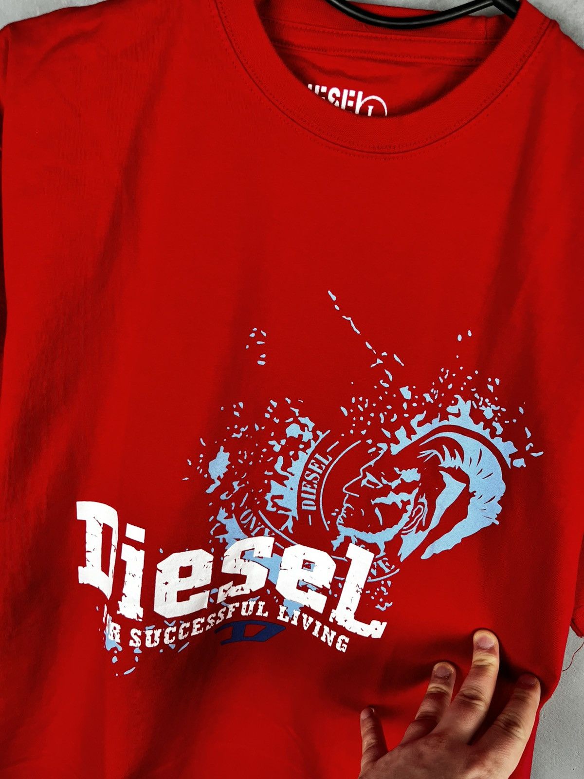 Diesel Diesel big logo vintage 90s t shirt Size US L / EU 52-54 / 3 - 4 Thumbnail