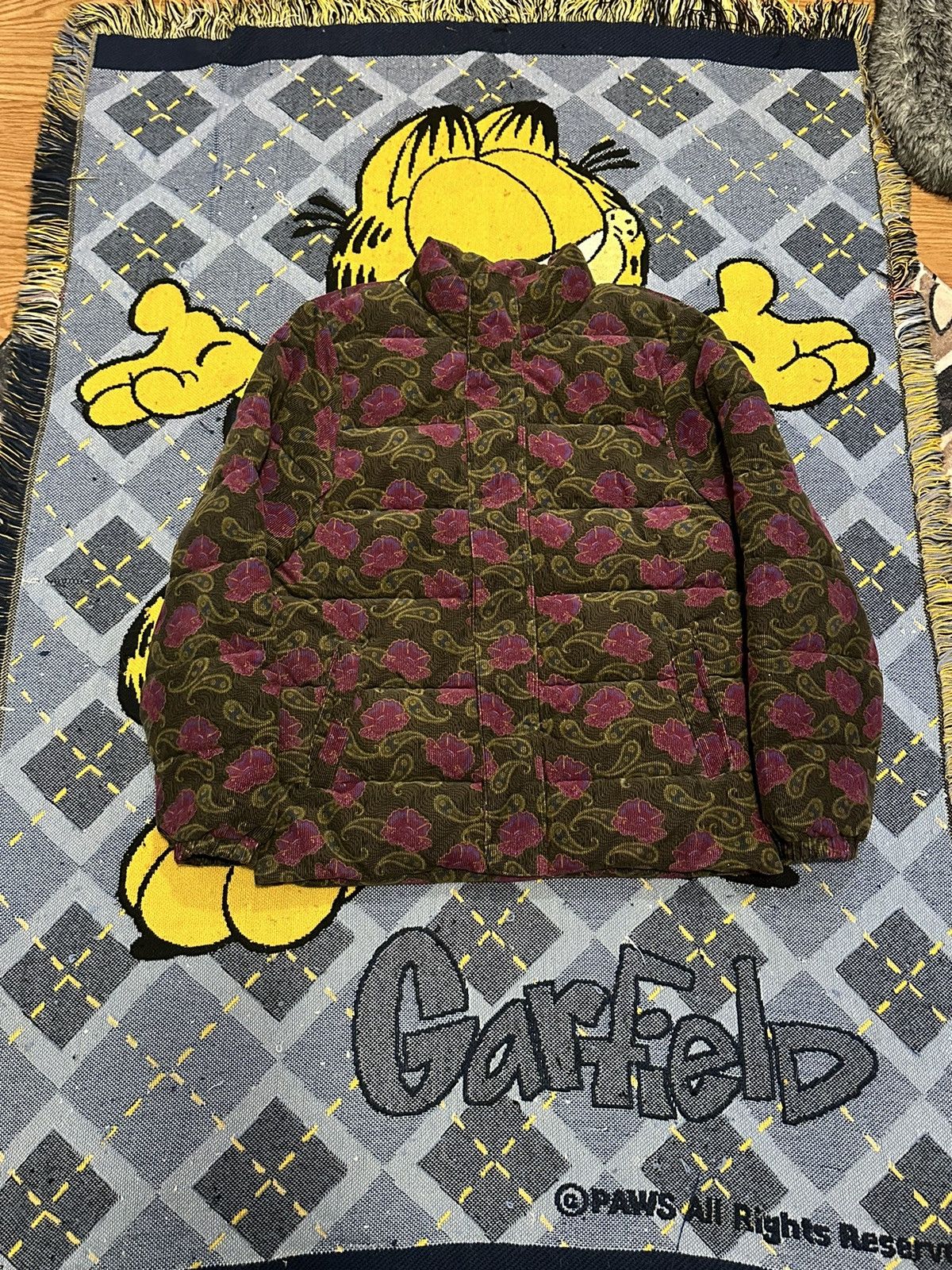 Vintage Vintage Paisley Down Puffer Size US M / EU 48-50 / 2 - 1 Thumbnail