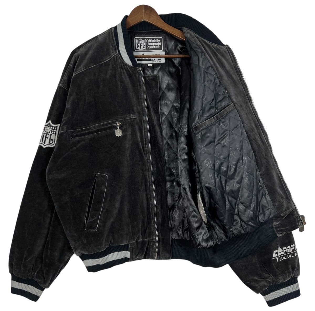 NFL 90s Vintage LOS ANGELES RAIDERS Jacket Size US M / EU 48-50 / 2 - 3 Thumbnail