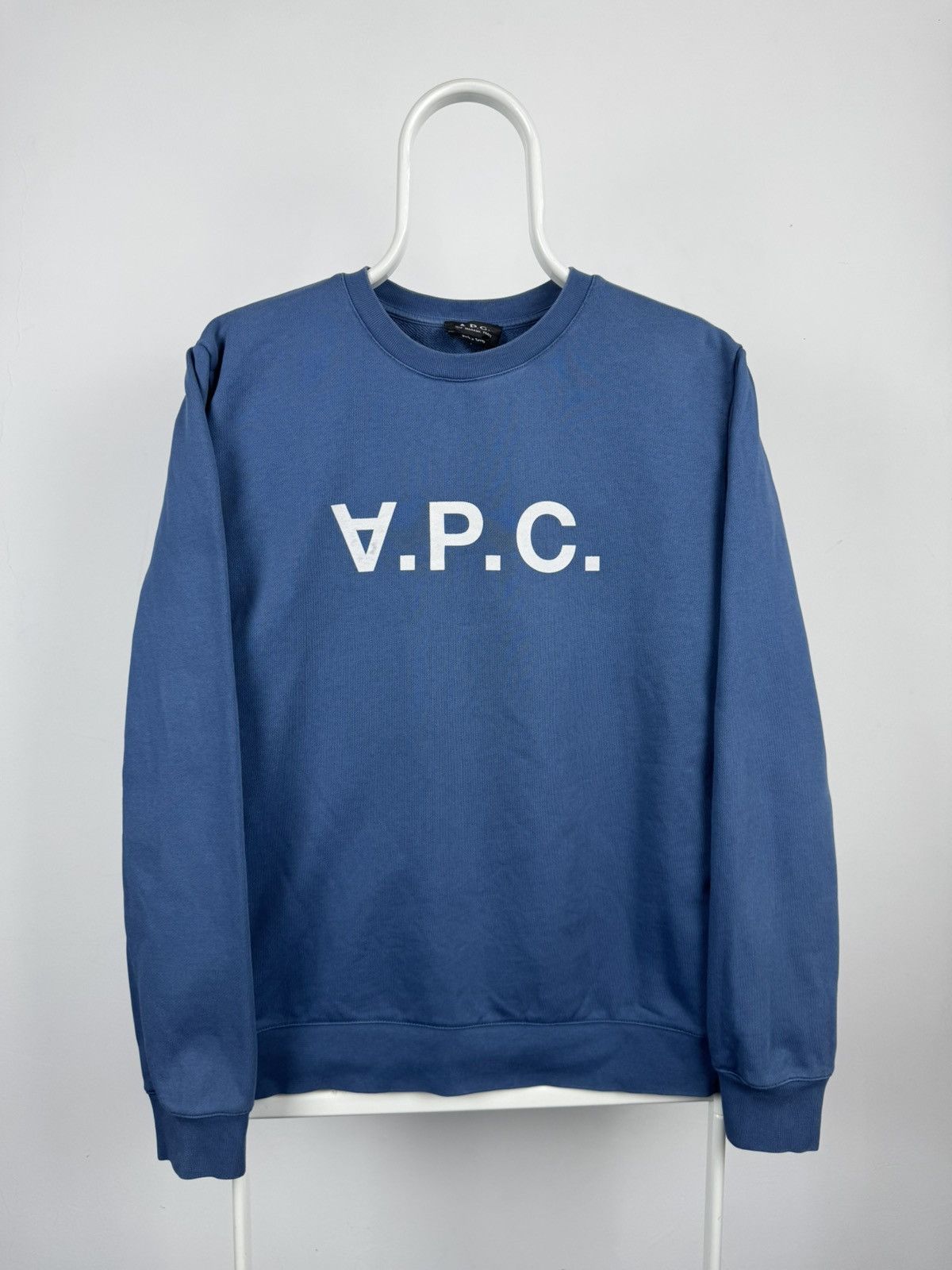 A.P.C. A.P.C. Rue Madame Paris Big Logo Sweatshirt Size US M / EU 48-50 / 2 - 1 Thumbnail