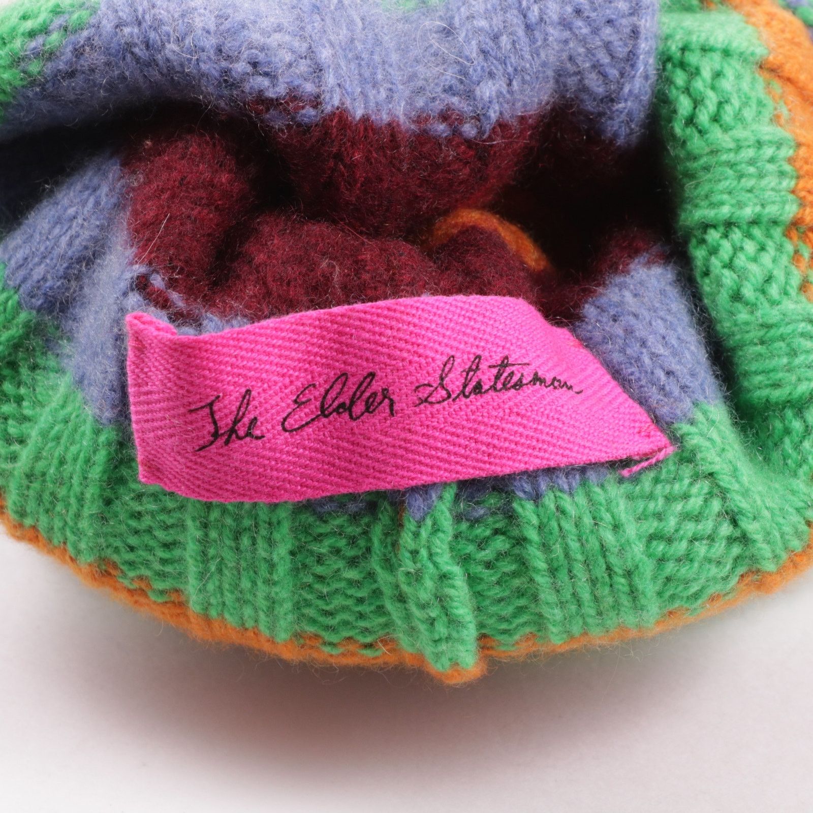The Elder Statesman The Elder Statesman Cashmere Stripe Short Bunny Echo Hat Size ONE SIZE - 4 Thumbnail