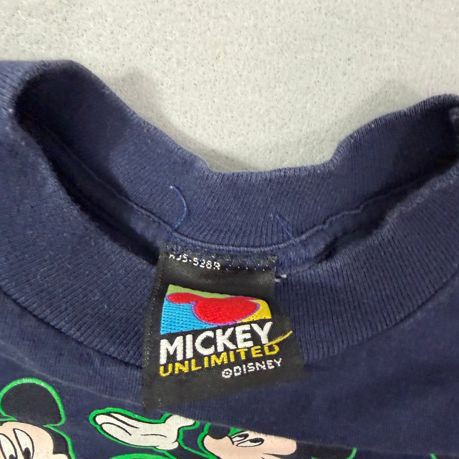 Vintage Vintage Disney Michigan Mickey Mouse Shirt Large Blue 90s Size US L / EU 52-54 / 3 - 3 Thumbnail