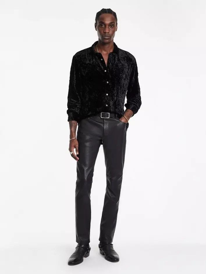 John Varvatos Rocker leather Pants size 30 Size US 30 / EU 46 - 6 Thumbnail
