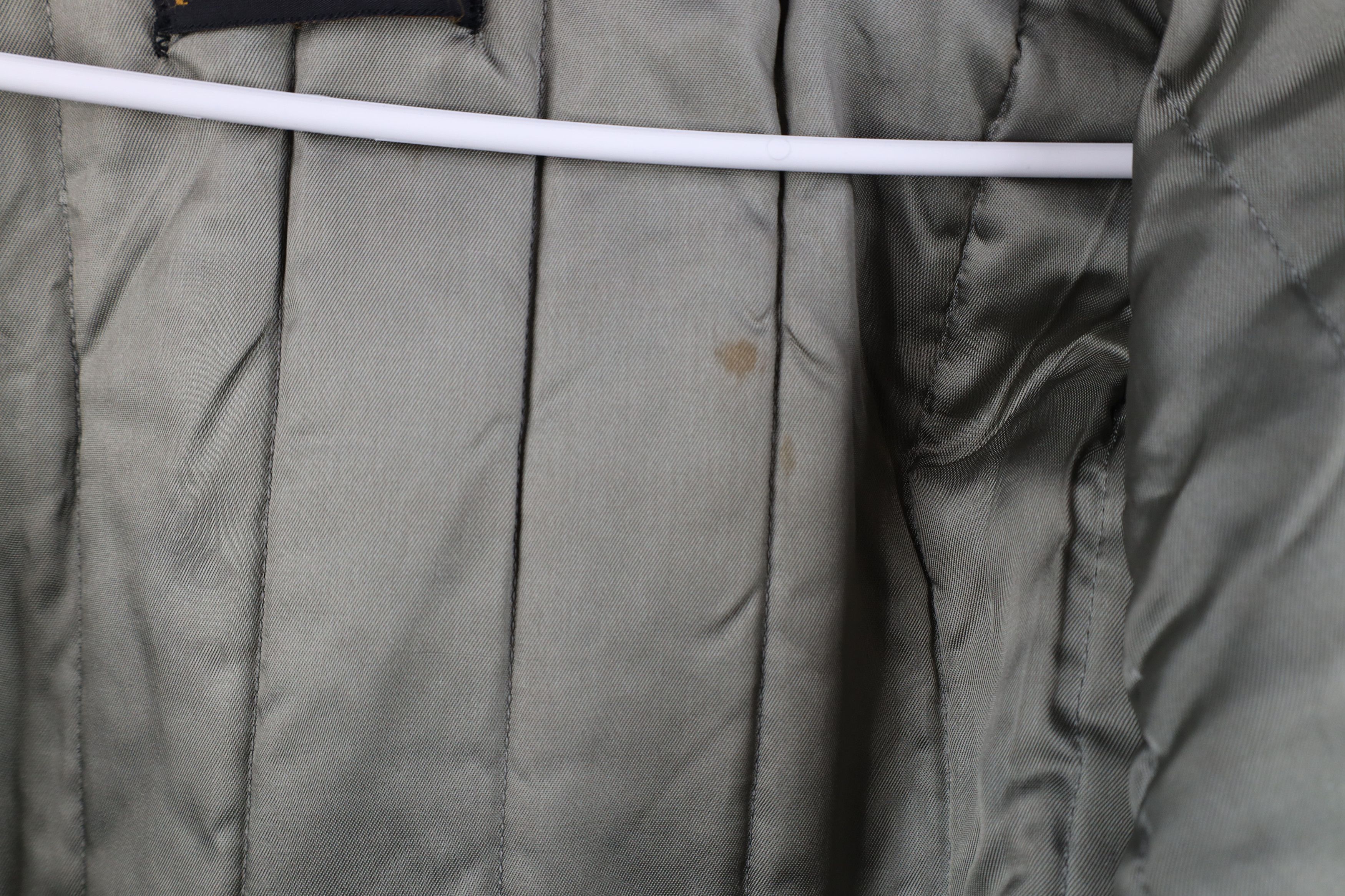 Vintage Vintage 70s Streetwear Blend Quilted Bomber Jacket Gray USA Size US L / EU 52-54 / 3 - 10 Thumbnail