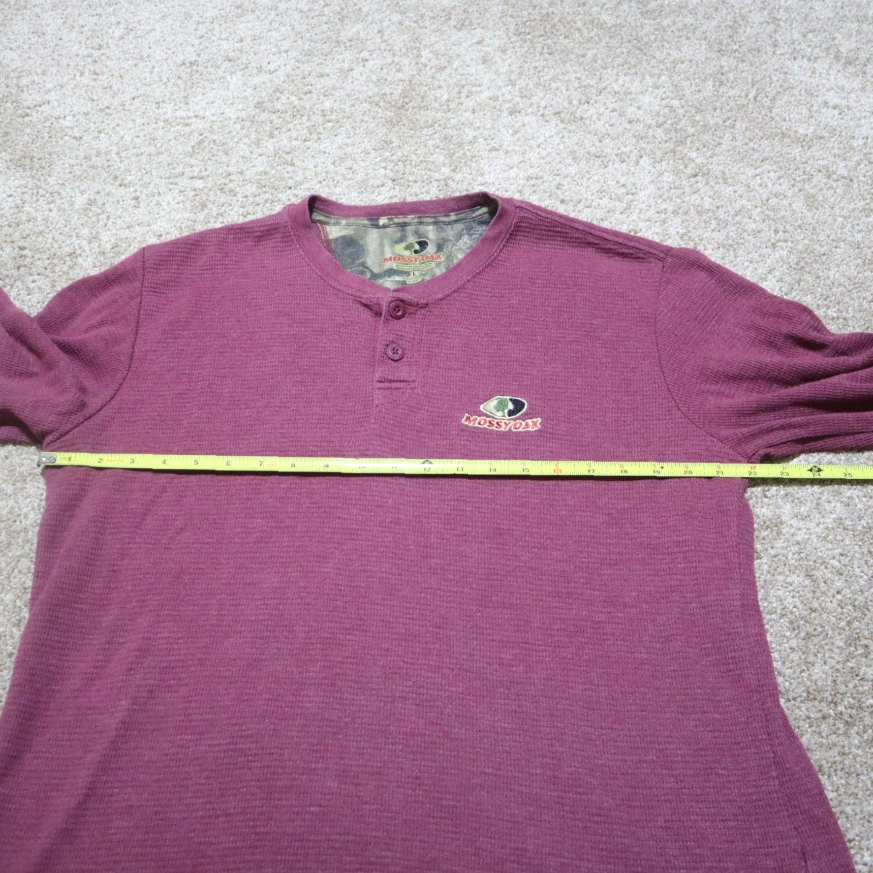 Vintage Mossy Oak Sweatshirt Shirt Men L Burgundy Mossy Oak Large Long Sleeve Shirt Sweatshirt Size US L / EU 52-54 / 3 - 4 Thumbnail