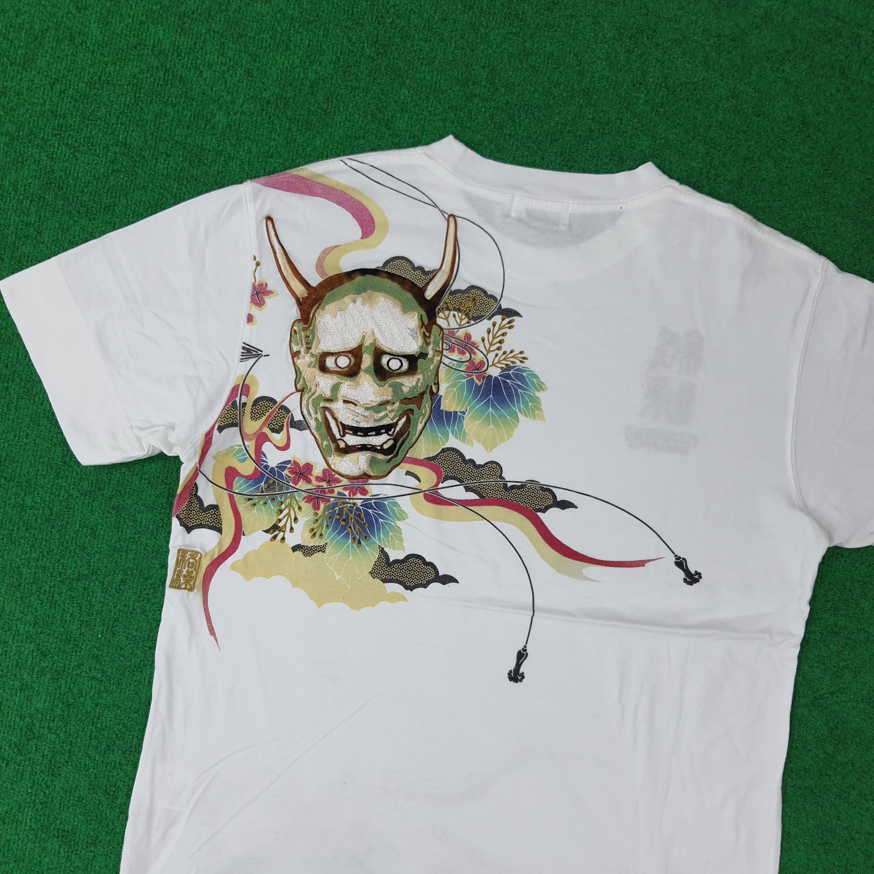 Karakuri Tamashii Vintage Kara Kuri Generation Embroidery Tshirt C259N78 Size US L / EU 52-54 / 3 - 2 Thumbnail