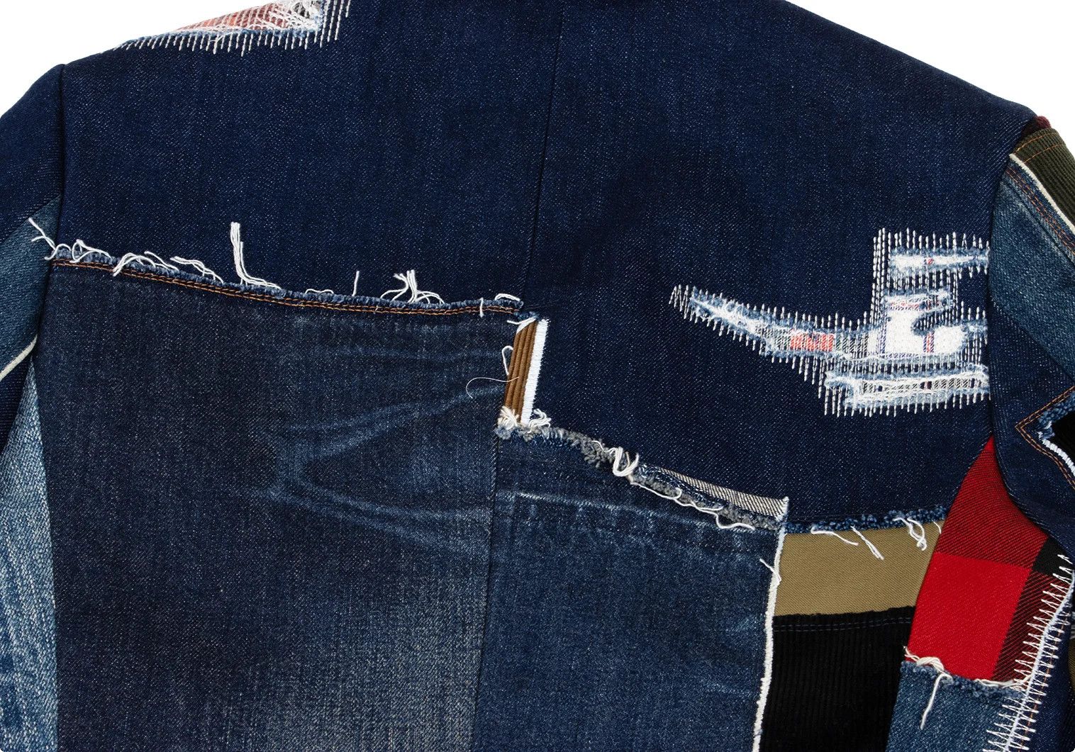 Junya Watanabe Patchwork Denim Coat in Indigo and Other Colors, XS Size US XS / EU 42 / 0 - 16 Thumbnail