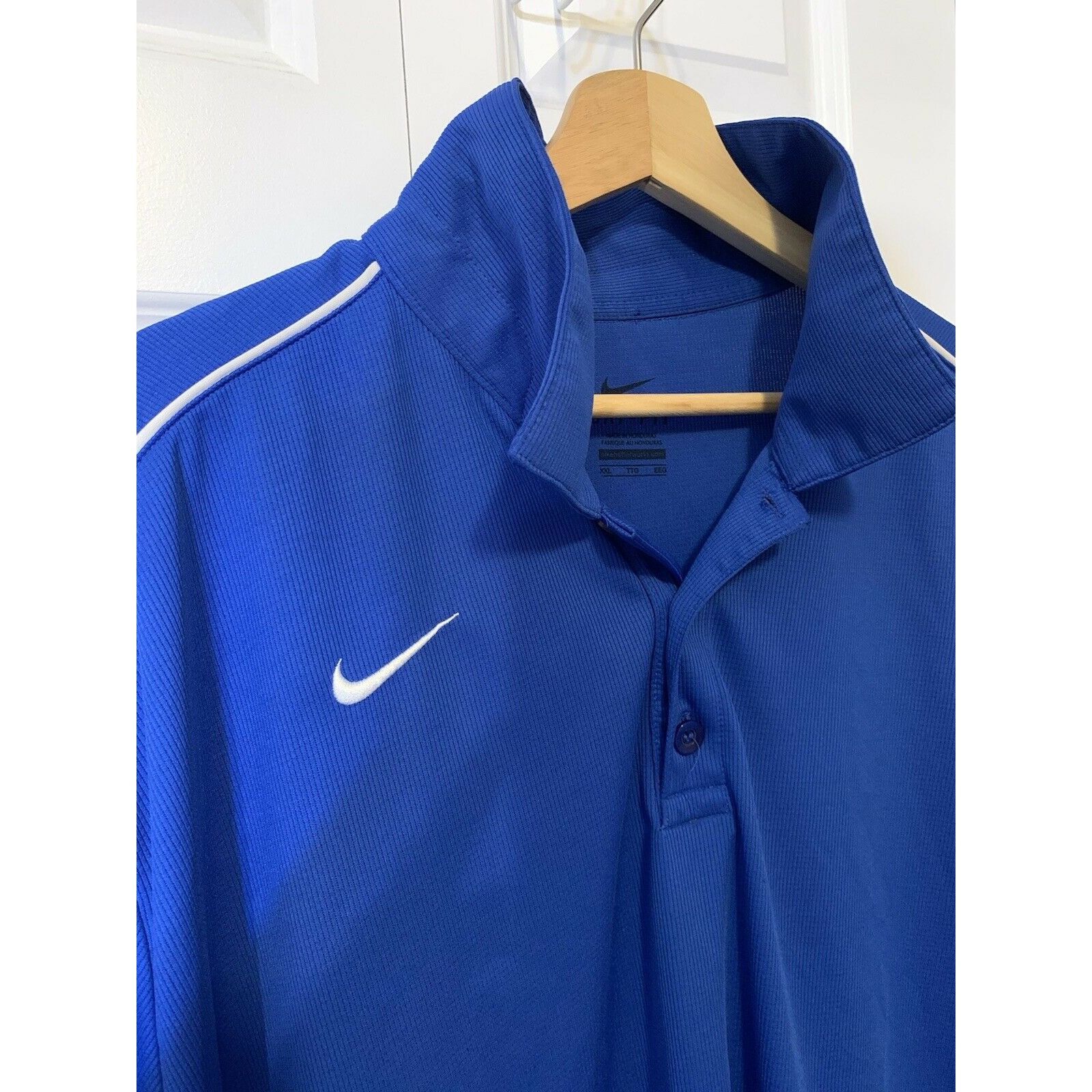 Nike Nike Dri Fit Polo Men’s Sz XXL Blue Black | Grailed