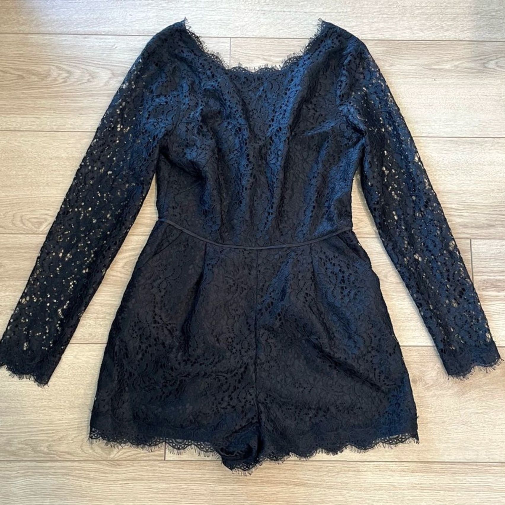 princess polly baby blue dress Anthropologie Black Bow Dress main image 0