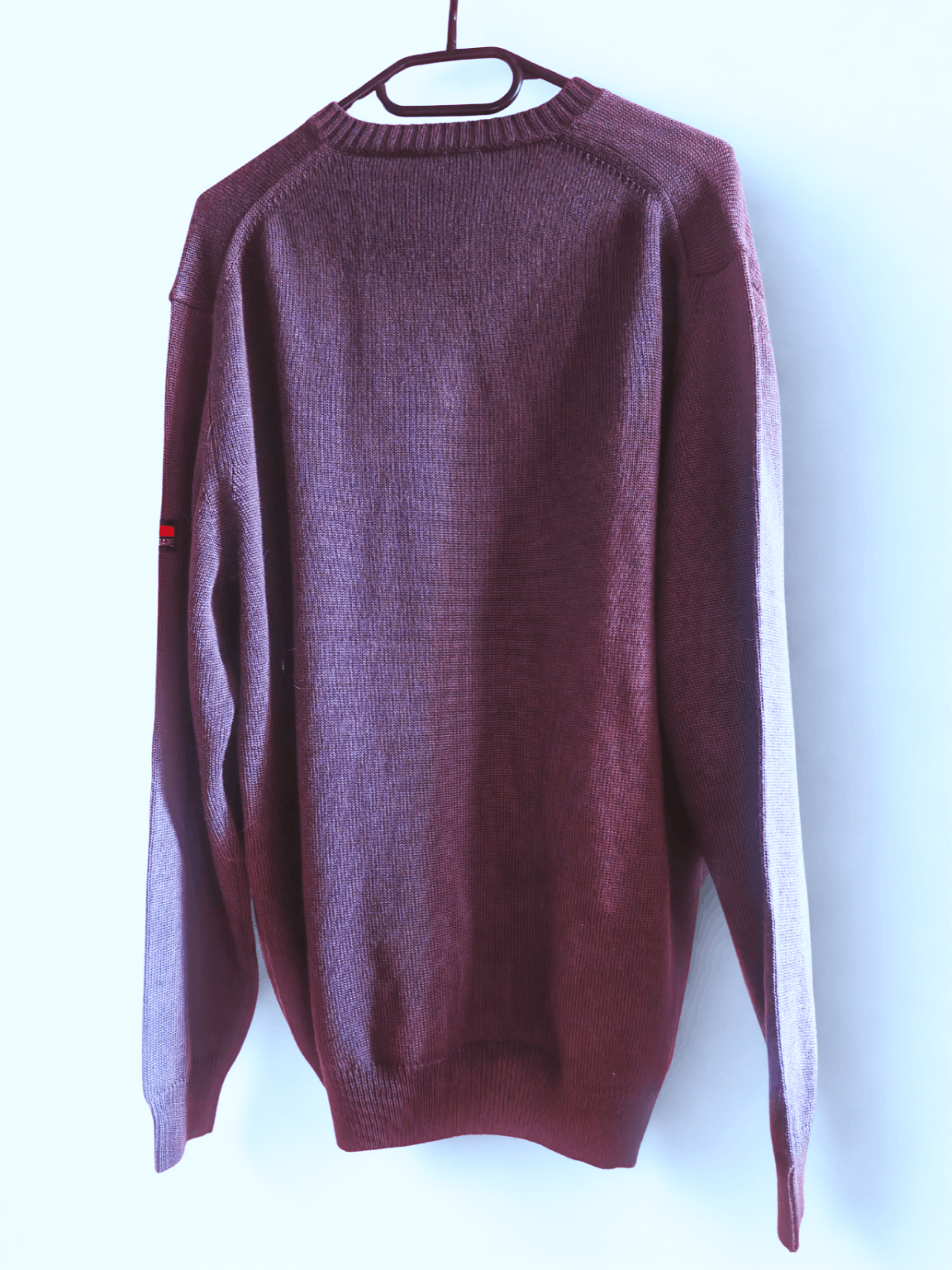Other VTG Navigare Purple Merino Wool V-Neck Jumper made in Italy Size US XL / EU 56 / 4 - 7 Thumbnail