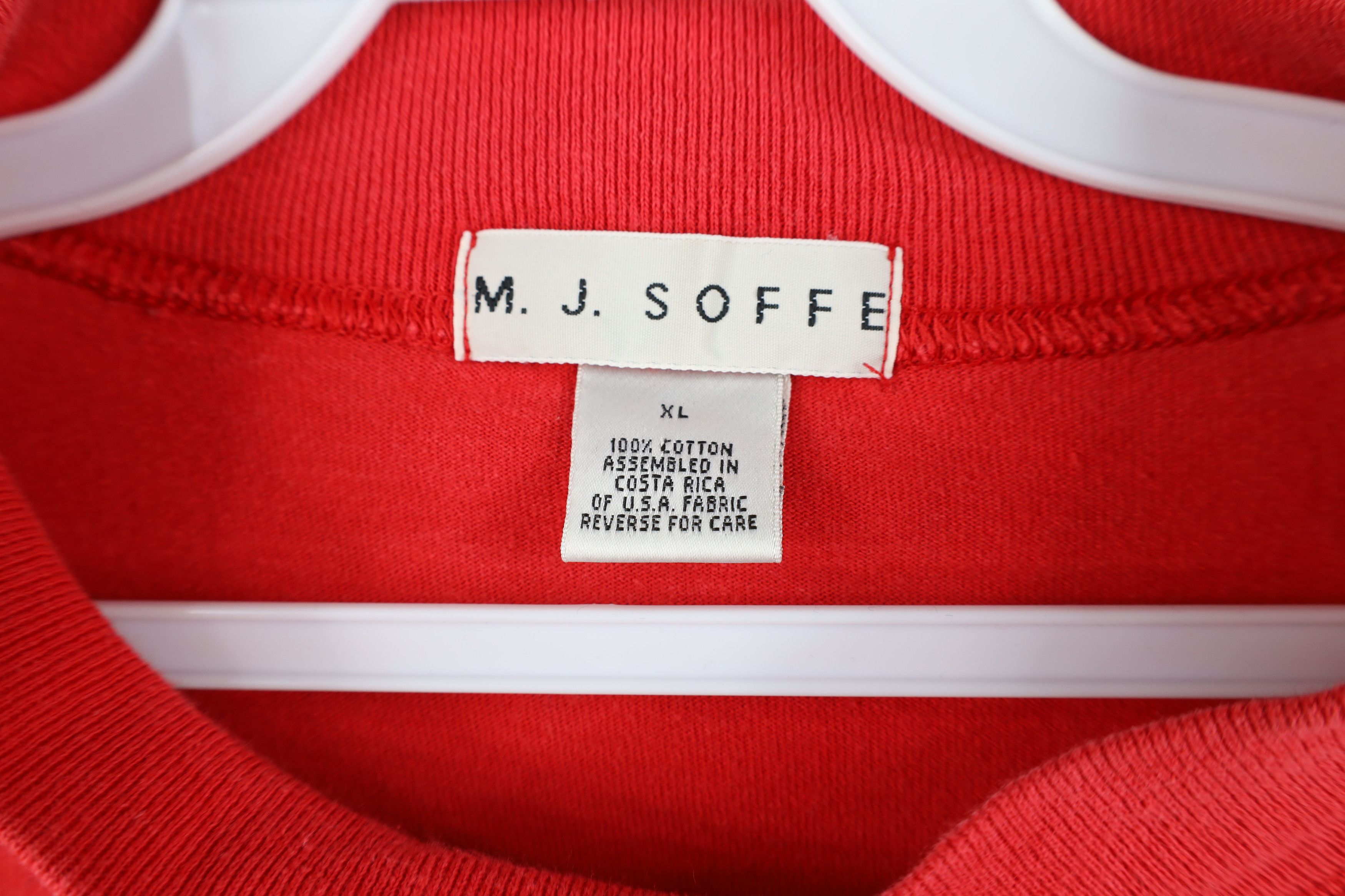 Vintage Vintage 90s Streetwear Mock Neck Long Sleeve T-Shirt Red Size US XL / EU 56 / 4 - 6 Thumbnail