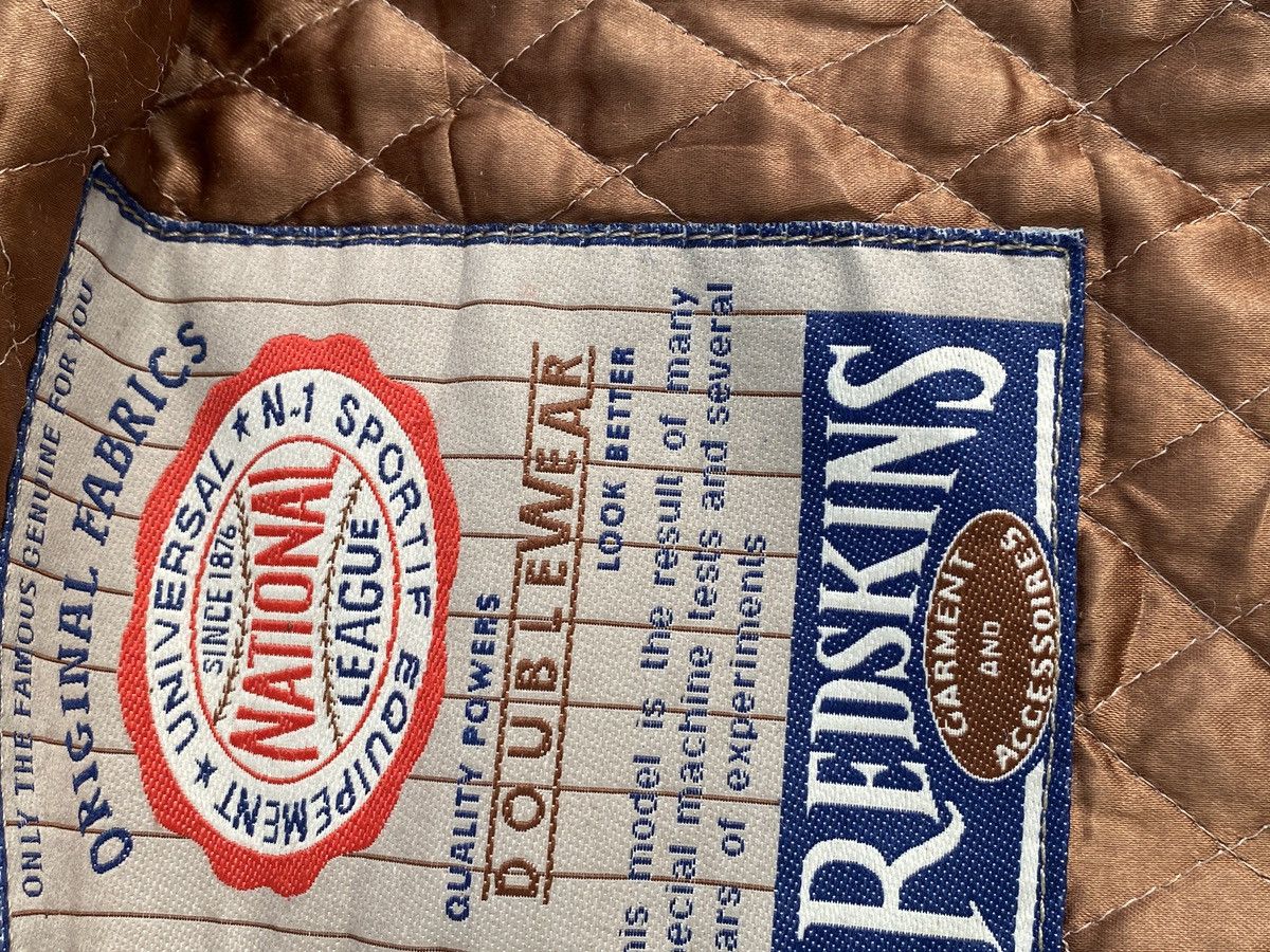 Avirex Vintage Redskins Leather Jacket Size US XXL / EU 58 / 5 - 16 Thumbnail