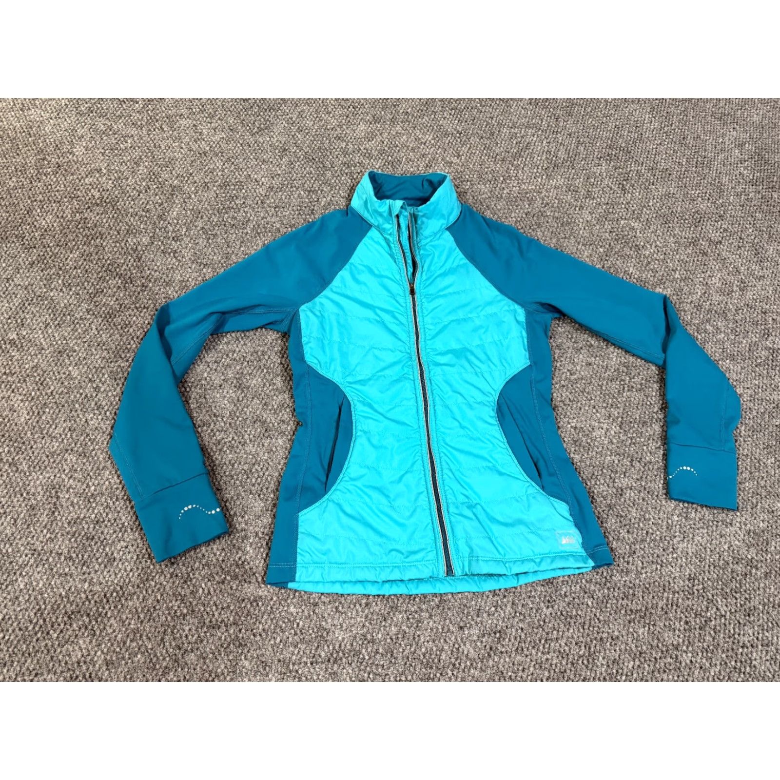 Vintage REI Jacket Womens XXS Blue Full Zip Lightweight Windbreaker Outdoor Hiking Size XXS / US 00 / IT 34 - 2 Thumbnail