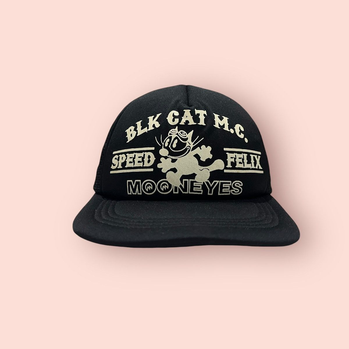 Felix × Vintage VINTAGE FRLIX THE CAT X MOONEYES TRUCKER SNAPBACK HAT Size ONE SIZE - 2 Thumbnail
