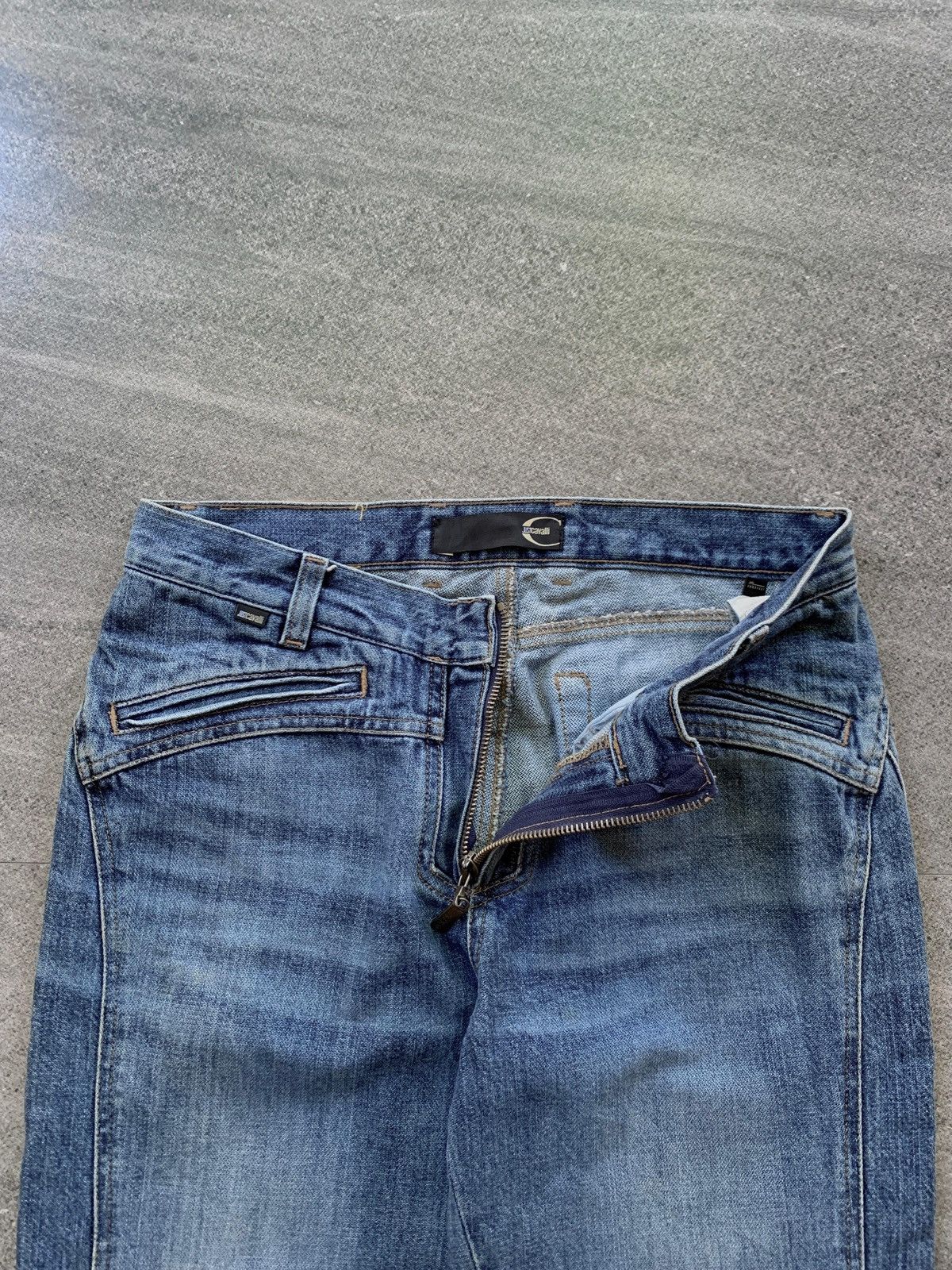 Roberto Cavalli FREE TAX! Just Cavalli Flared Denim Jeans Size US 28 / EU 44 - 4 Thumbnail