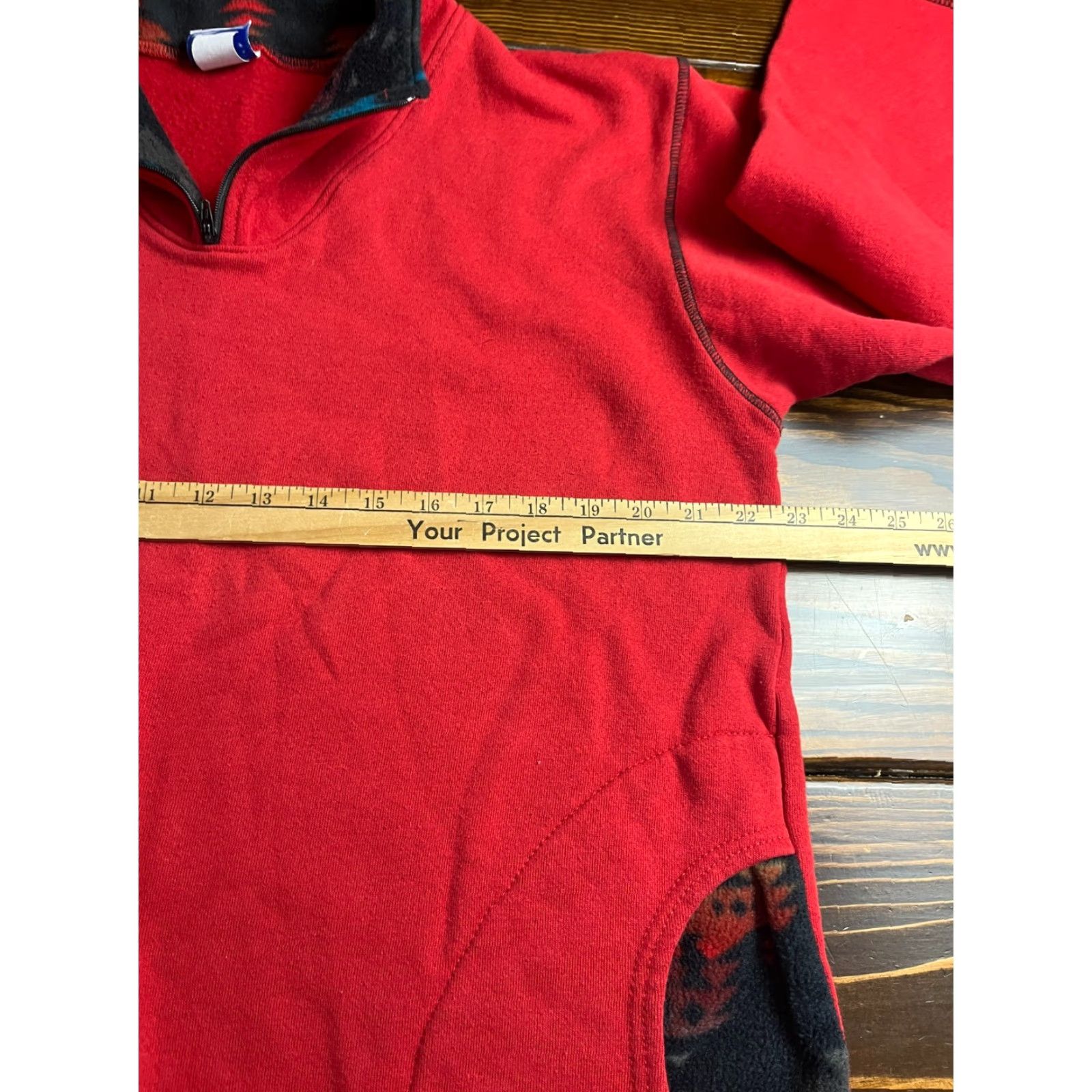 Vintage PFI Fashions, INC. Sweater Mens Large Red Aztec Pullover Vintage Size L / US 10 / IT 46 - 5 Thumbnail