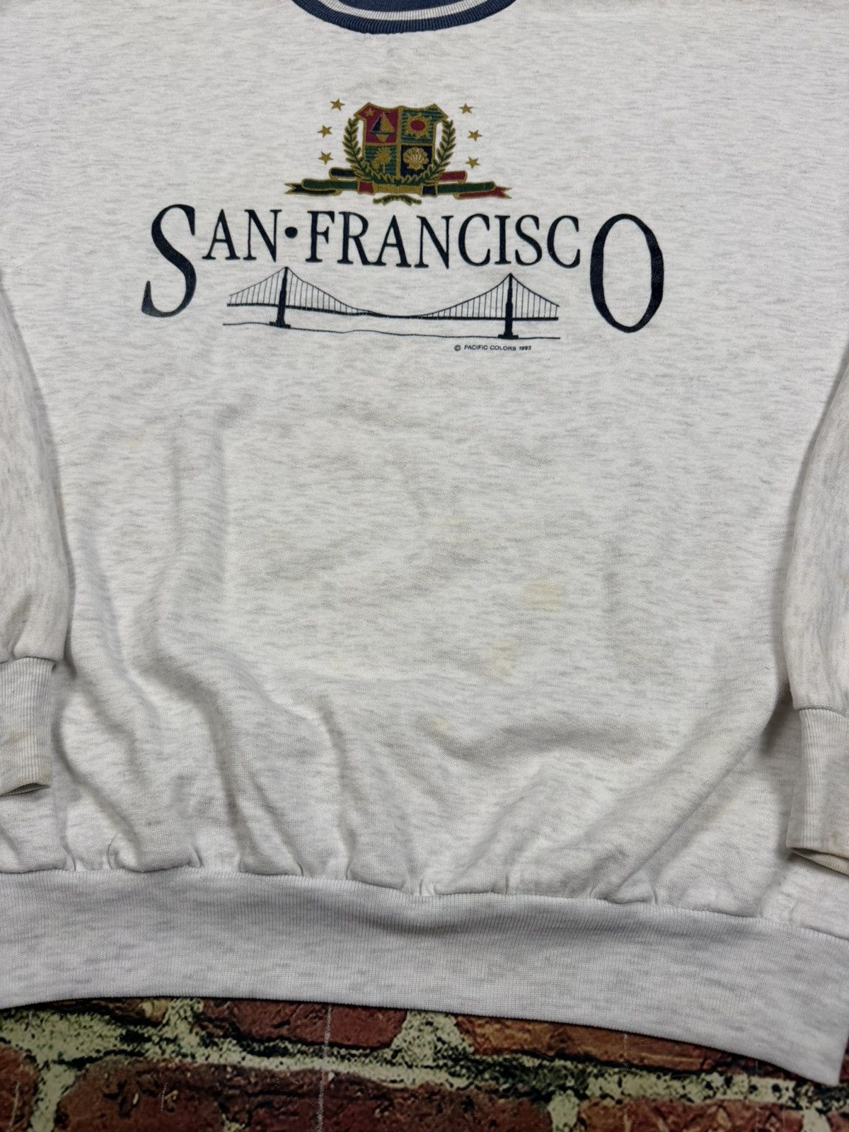 Vintage Vintage 90s SAN FRANCISCO Bridge Sweatshirt Golden Gate Bay Size US XL / EU 56 / 4 - 12 Thumbnail