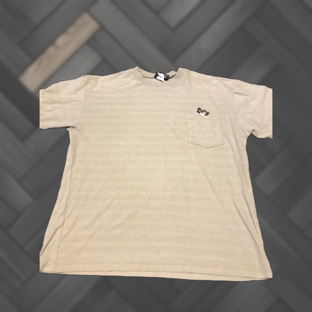 Vintage Vintage Looney Tunes Taz Pocket T-Shirt Adult M Beige Tasmanian 1998 Size US M / EU 48-50 / 2 - 1 Thumbnail