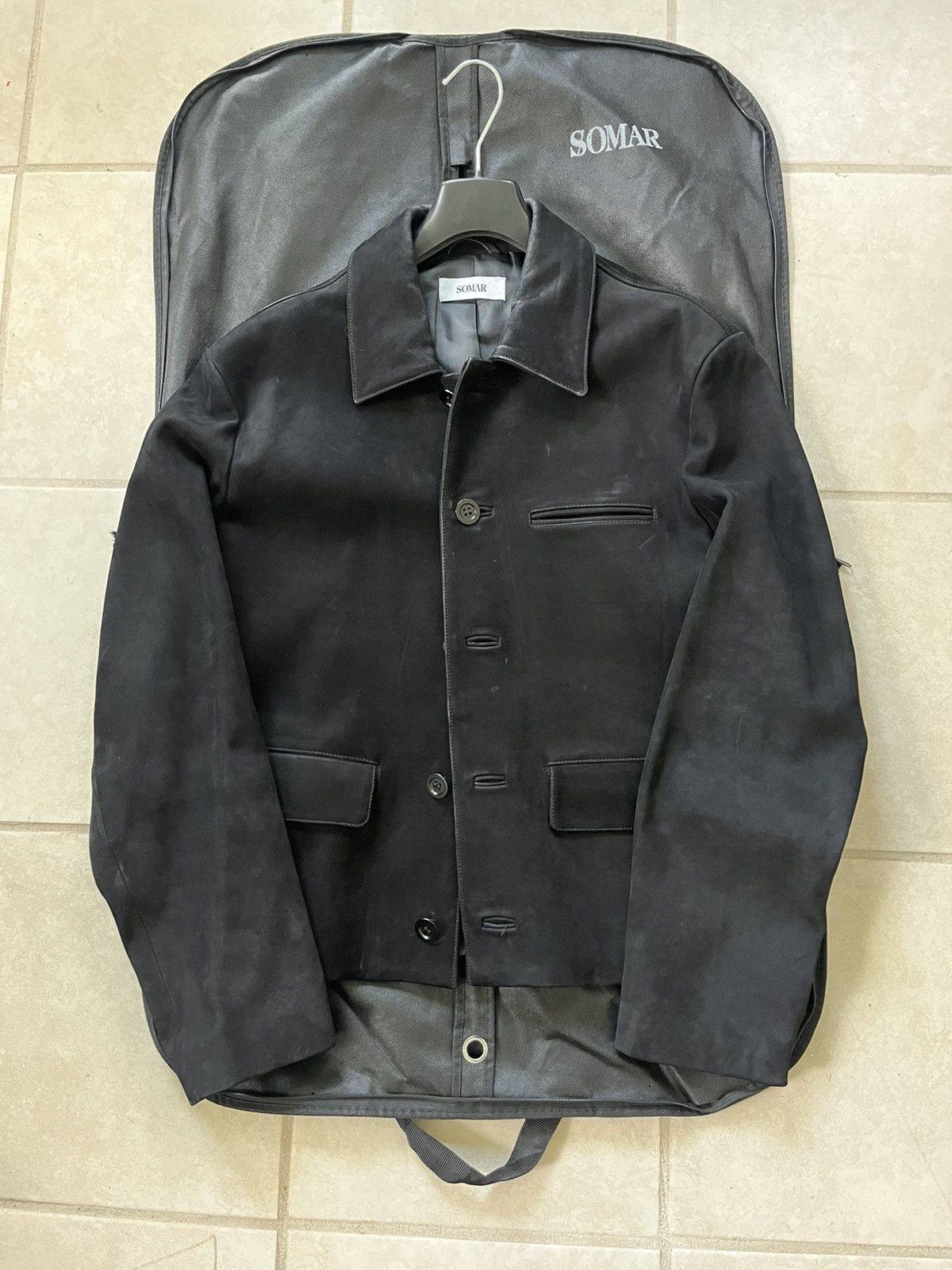Somar Ives Leather Jacket | Grailed