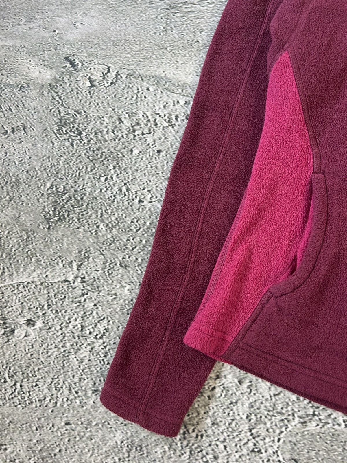 The North Face × Vintage The North Face fleece hoodie vintage pink halfzip Size S / US 4 / IT 40 - 4 Thumbnail