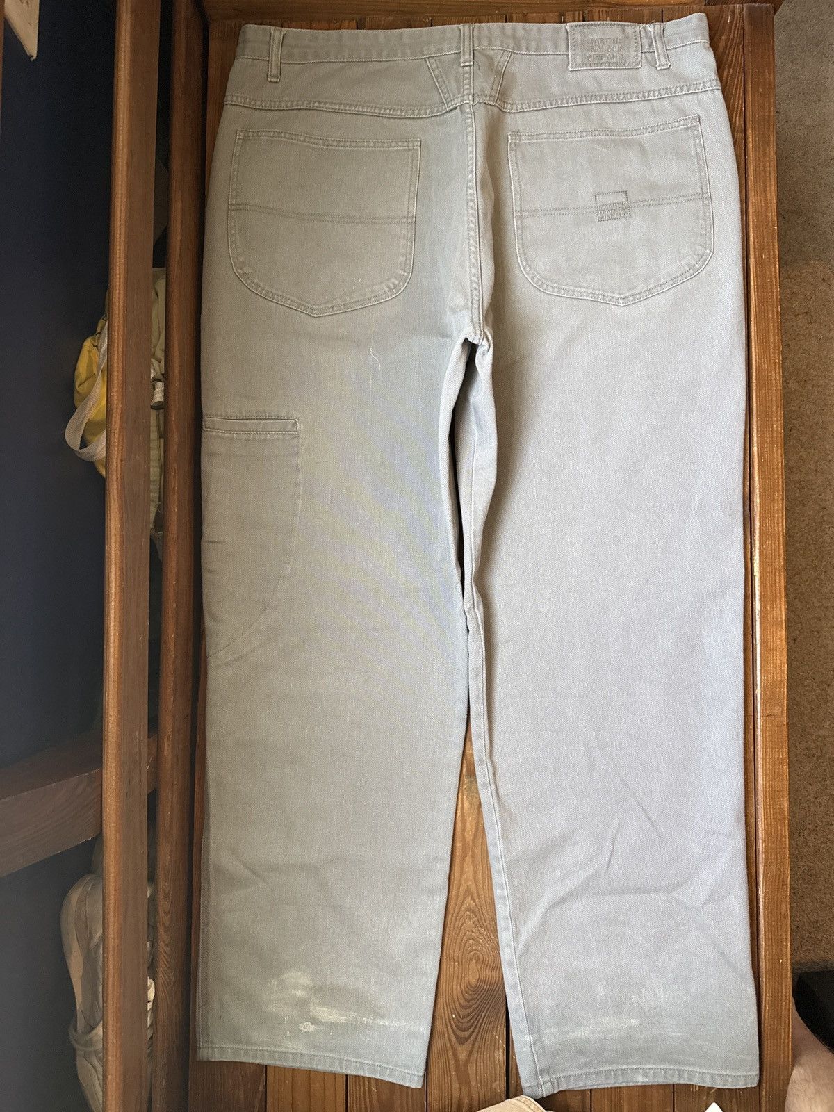 Marithe + Francois Girbaud × Vintage Vintage 90s Girbaud Grey Baggy Hip Hop Denim Jeans Size US 42 / EU 58 - 2 Thumbnail