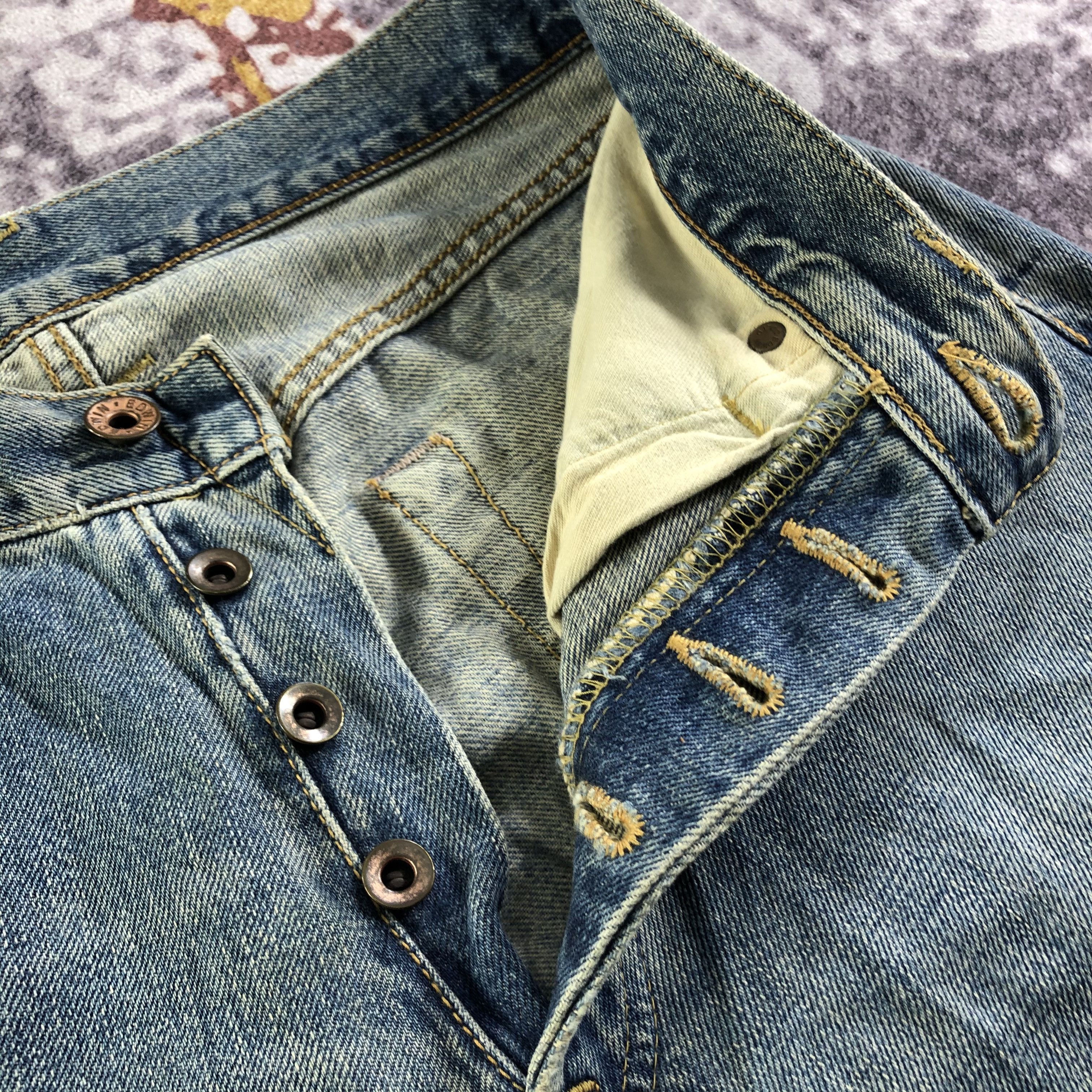 Edwin × Vintage Vintage Edwin 505 Selvedge Jeans-JM3697 Size 29" - 8 Thumbnail