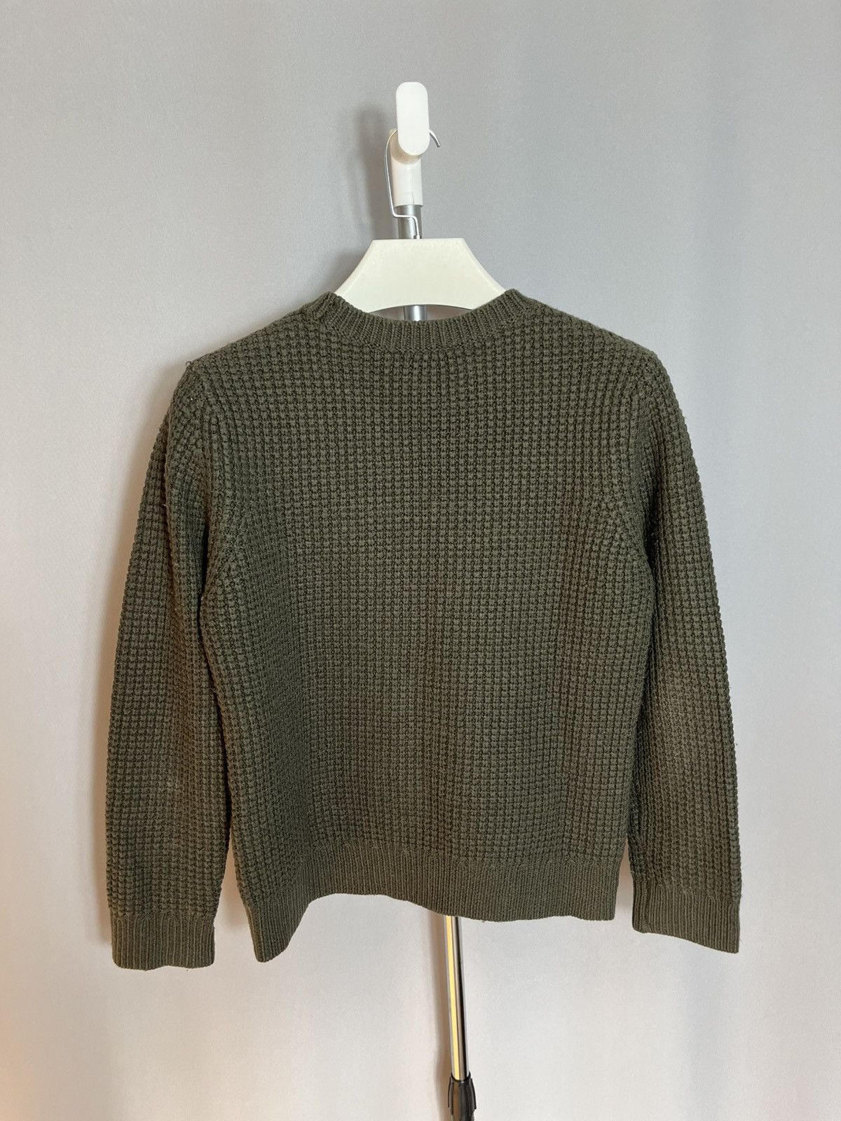 Sandro Sandro Paris Sweater Knit Merino Wool Womans pullover khaki Size M / US 6-8 / IT 42-44 - 8 Thumbnail
