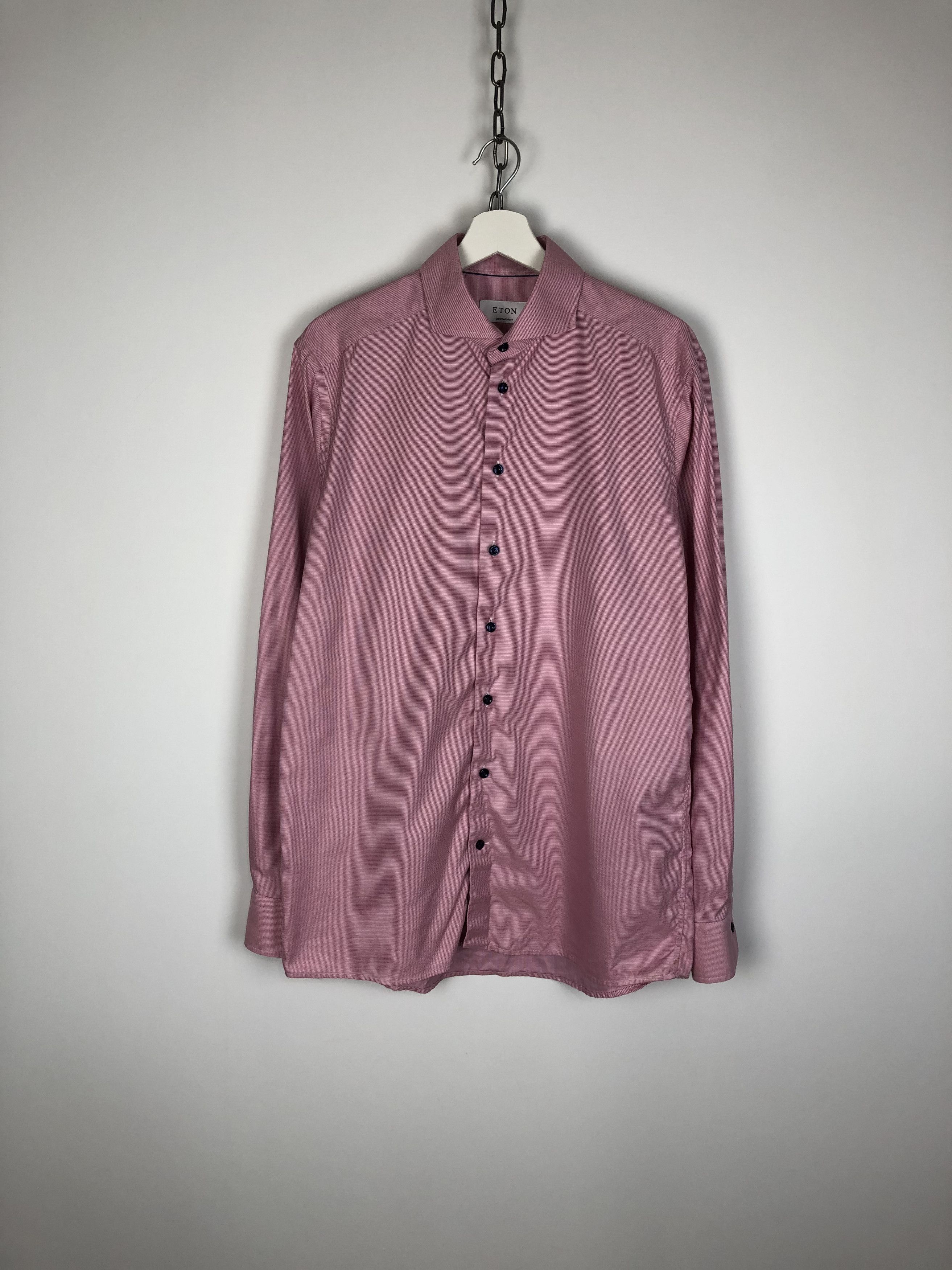 Eton Eton Classic Shirt Red Check size 16 1/2 Size US L / EU 52-54 / 3 - 1 Thumbnail