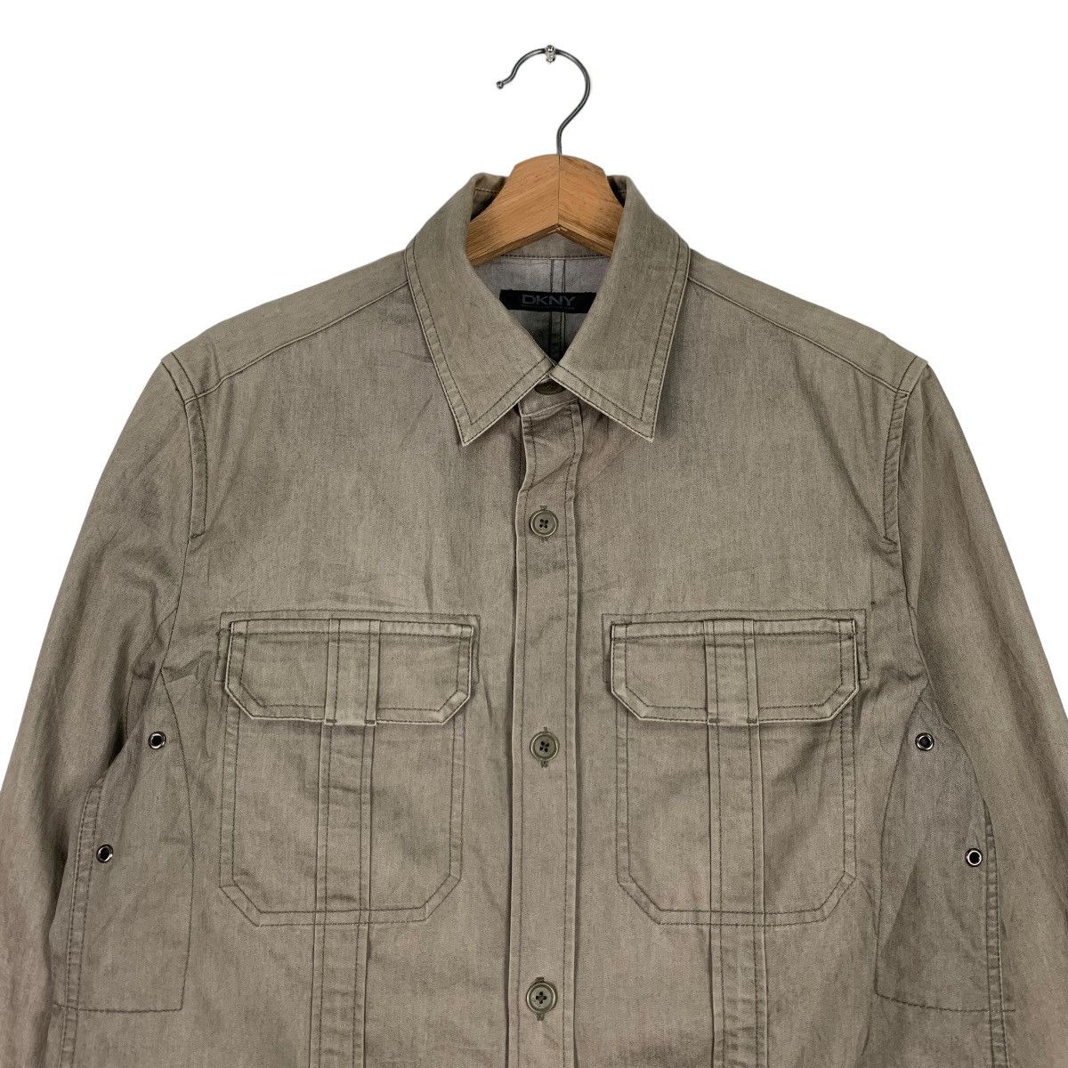 DKNY DKNY Casual Button Shirt Jacket #0895-C40 Size US L / EU 52-54 / 3 - 2 Thumbnail