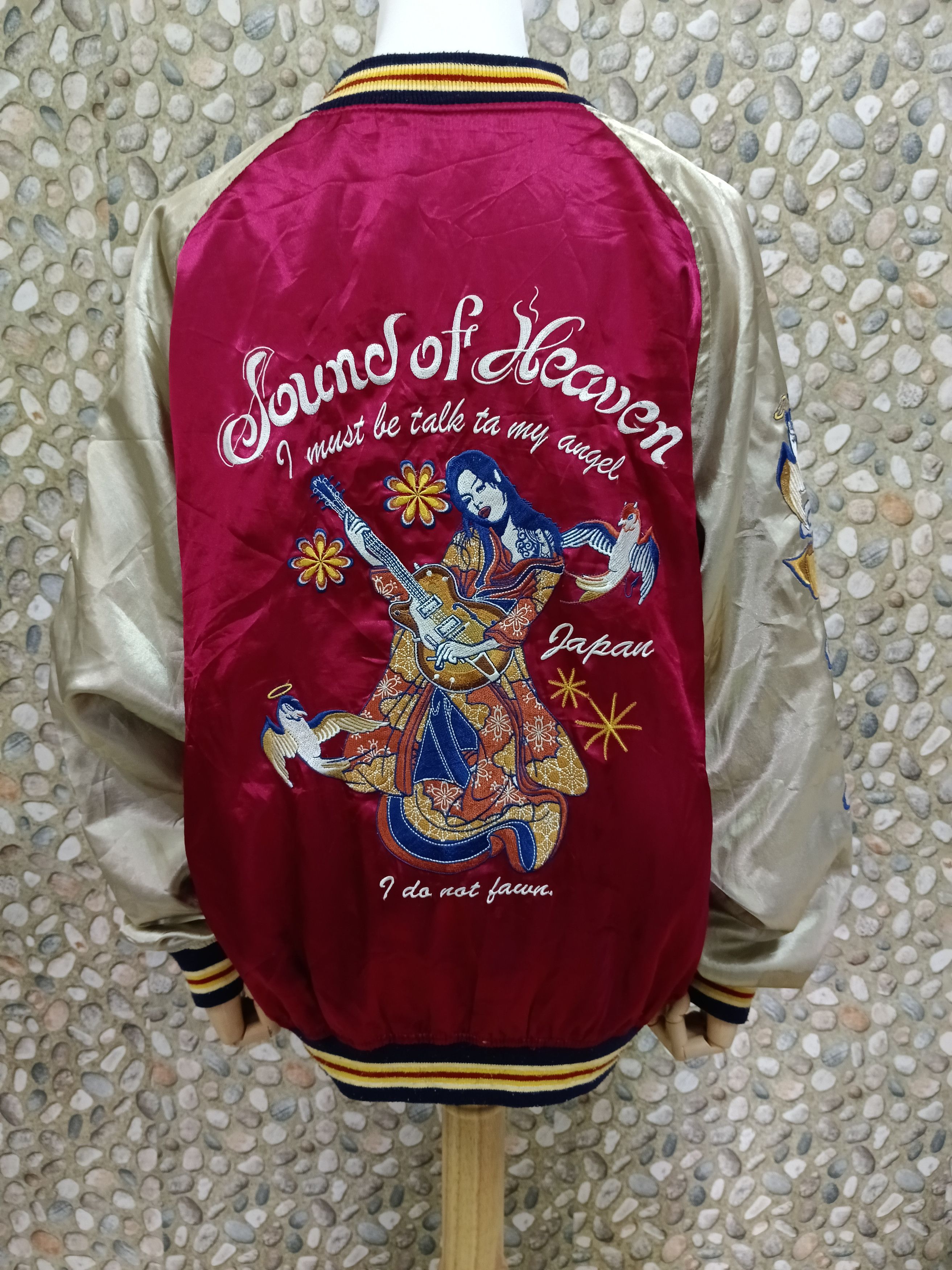 Japanese Brand NOUVEAU BRILLIANT HOMME SOUND OF HEAVEN SUKAJAN JACKET Size US M / EU 48-50 / 2 - 1 Thumbnail