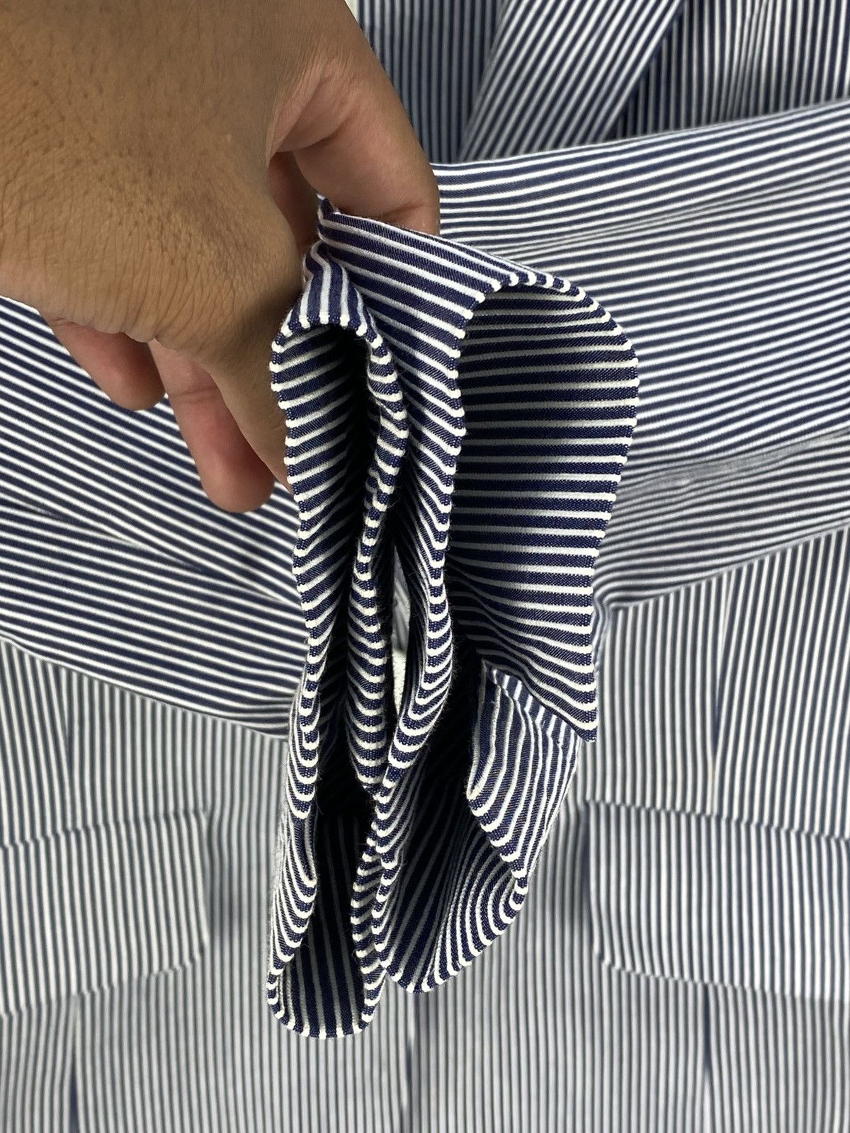 Yohji Yamamoto INED Pinstripe Coat Jacket Size XXS / US 00 / IT 34 - 9 Thumbnail