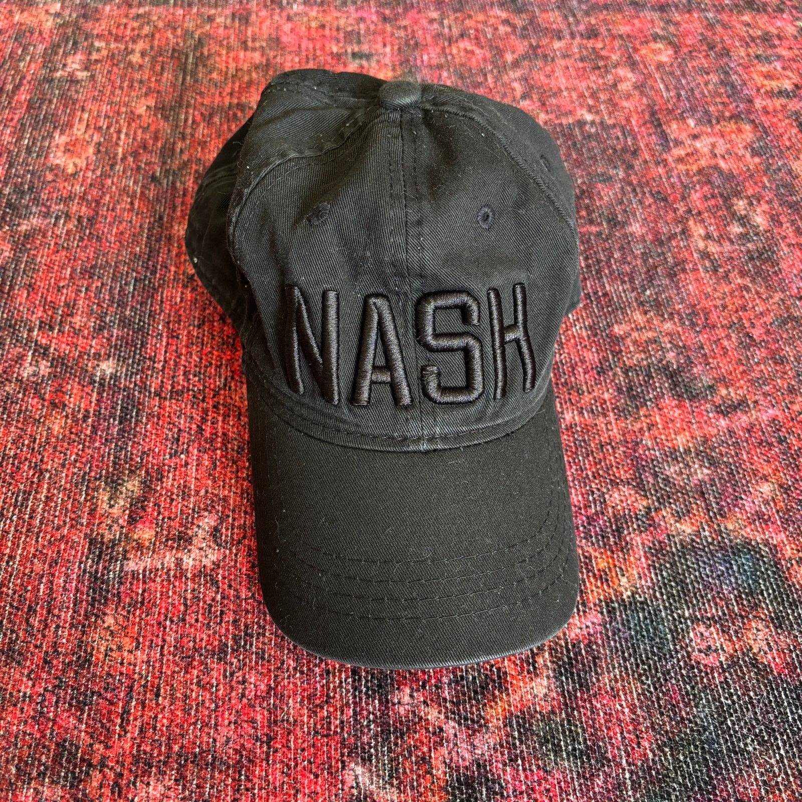 Other Nash Collection Black “NASH” Hat – Adjustable Strapback Size ONE SIZE - 1 Thumbnail