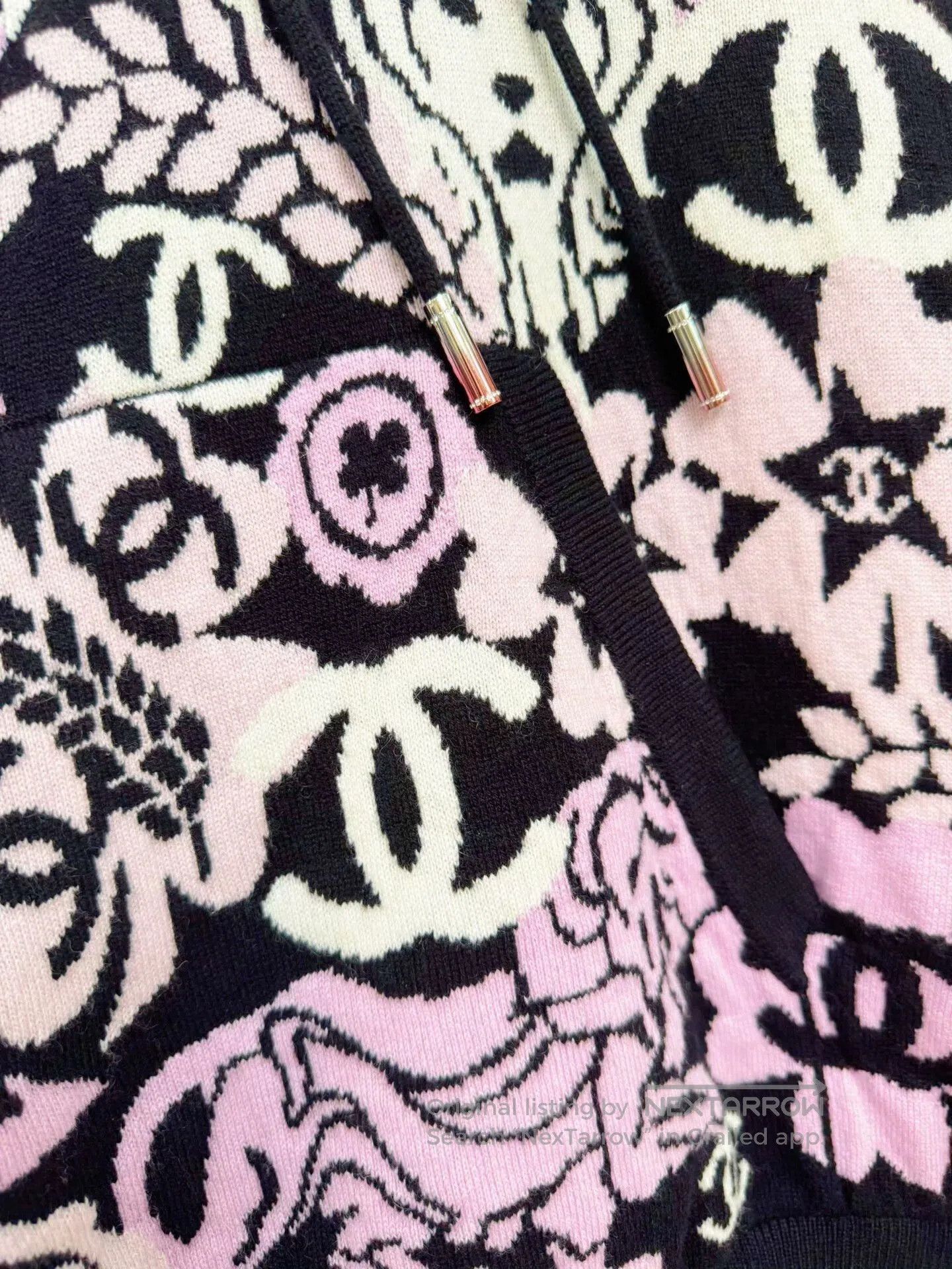 Chanel Chanel Floral Logo Knit Sweater. Size US XL / EU 56 / 4 - 4 Thumbnail