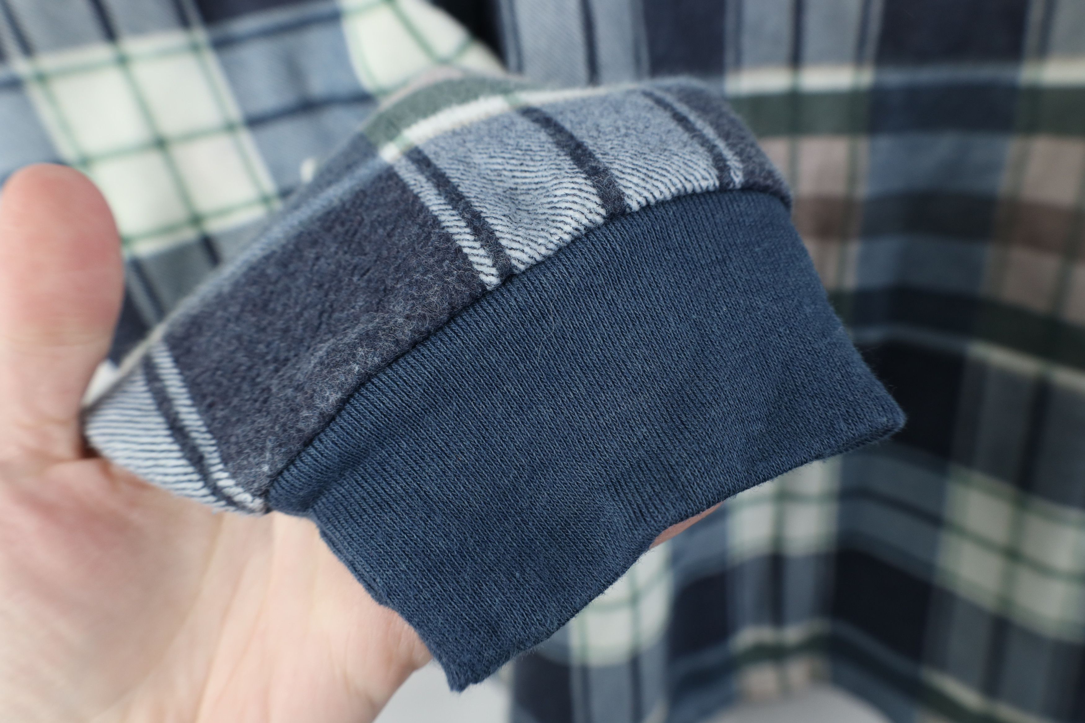 Vintage Vintage 90s Streetwear Mock Neck Fleece Sweatshirt Plaid Size 3XL / US 20-22 - 7 Thumbnail