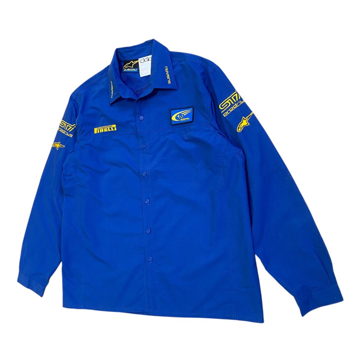 Japanese Brand × Vintage 💥SUBARU RACING PERFOMANCE BUTTON SHIRT Size US M / EU 48-50 / 2 - 2 Thumbnail