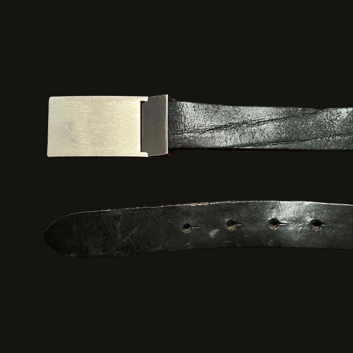 Yohji Yamamoto Vintage Yohji Yamamoto Leather Belt Size 30 - 2 Thumbnail