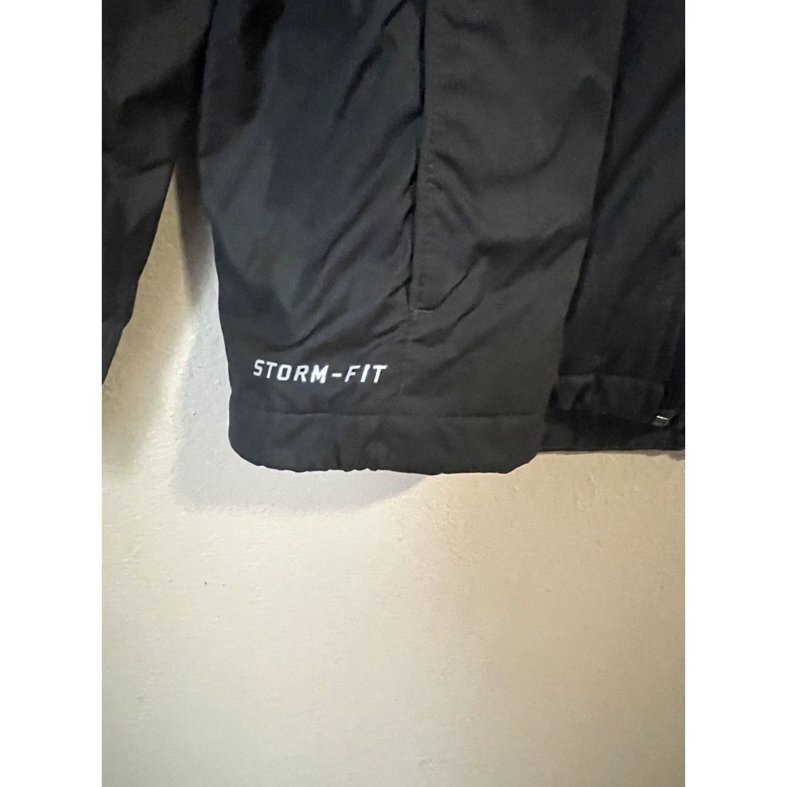 Nike Nike Pro Fit Jacket Mens Windbreaker Full Zip Lined Pockets Water Resistant Black/Blue, Regular, M Size US M / EU 48-50 / 2 - 5 Thumbnail